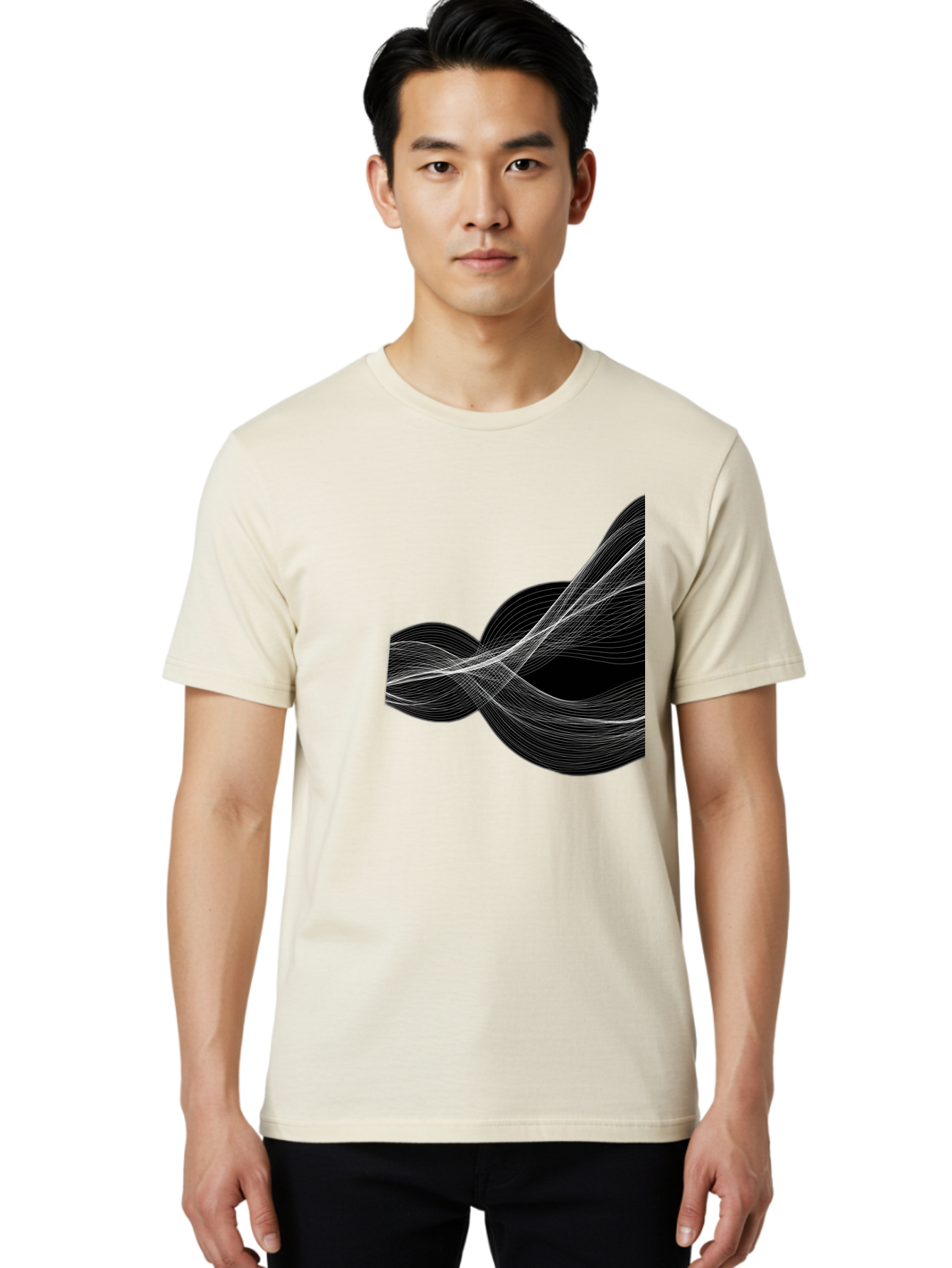 Black-And-White-Lines Men'S Graphic Tee, 100% Cotton, Comfortable Casual Summer Wear, Machine Washable, Vintage Camera, Old Camera, Antique Camera, Black Camera, Classic Photography, Photography Equipment, Nostalgic Device, Film Camera, Bag174