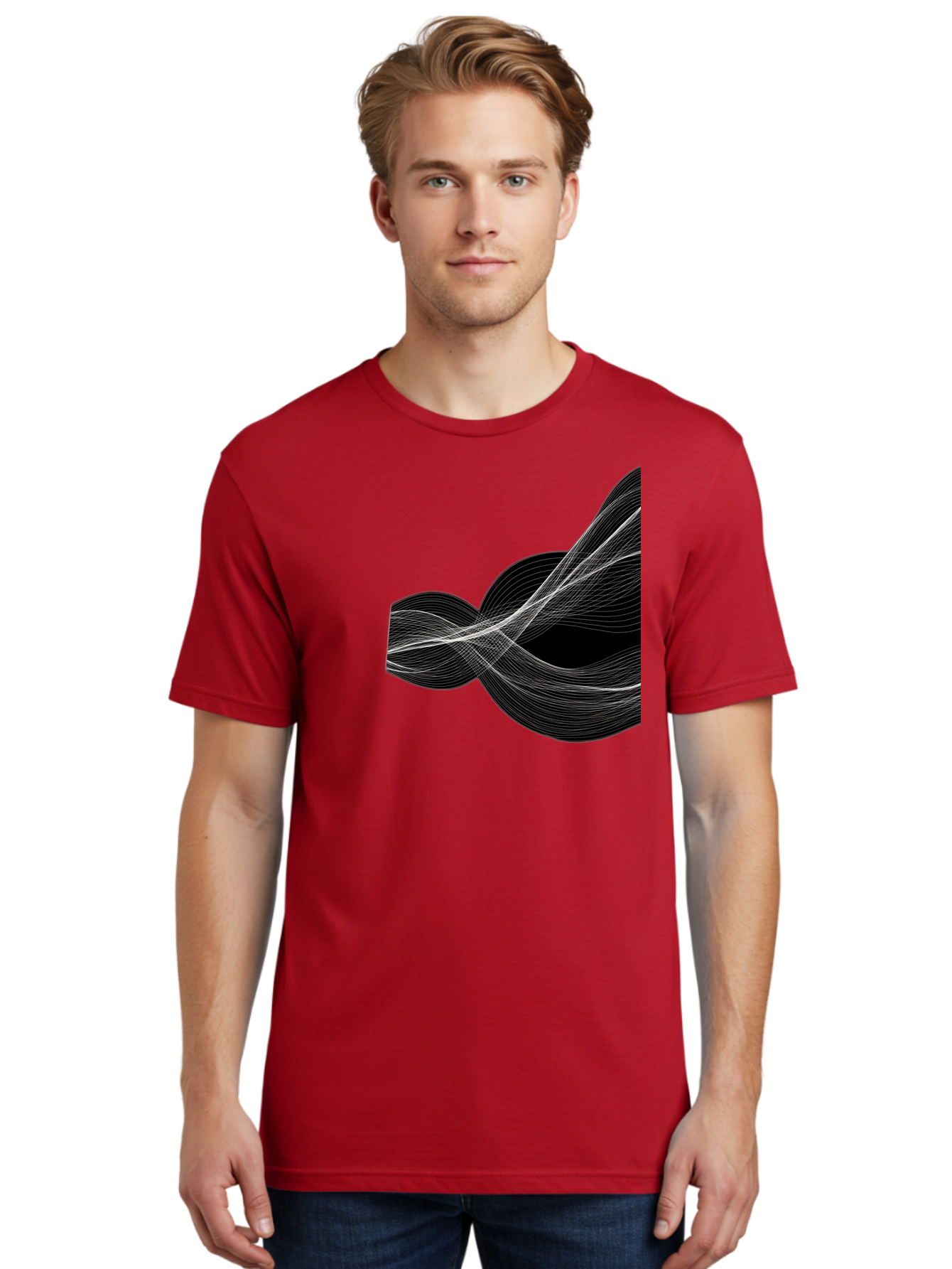 Black-And-White-Lines Men'S Graphic Tee, 100% Cotton, Comfortable Casual Summer Wear, Machine Washable, Vintage Camera, Old Camera, Antique Camera, Black Camera, Classic Photography, Photography Equipment, Nostalgic Device, Film Camera, Bag174