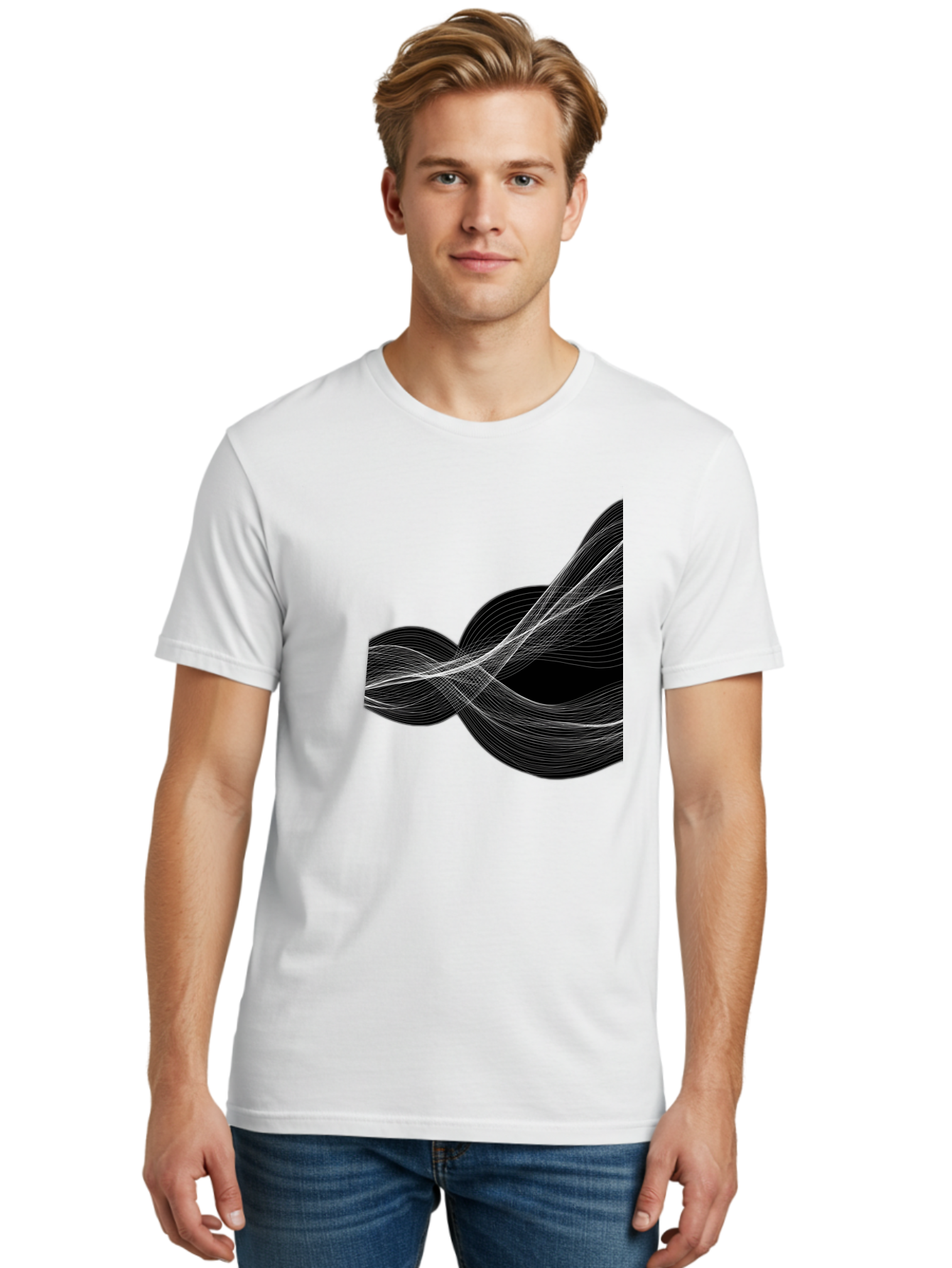 Black-And-White-Lines Men'S Graphic Tee, 100% Cotton, Comfortable Casual Summer Wear, Machine Washable, Vintage Camera, Old Camera, Antique Camera, Black Camera, Classic Photography, Photography Equipment, Nostalgic Device, Film Camera, Bag174