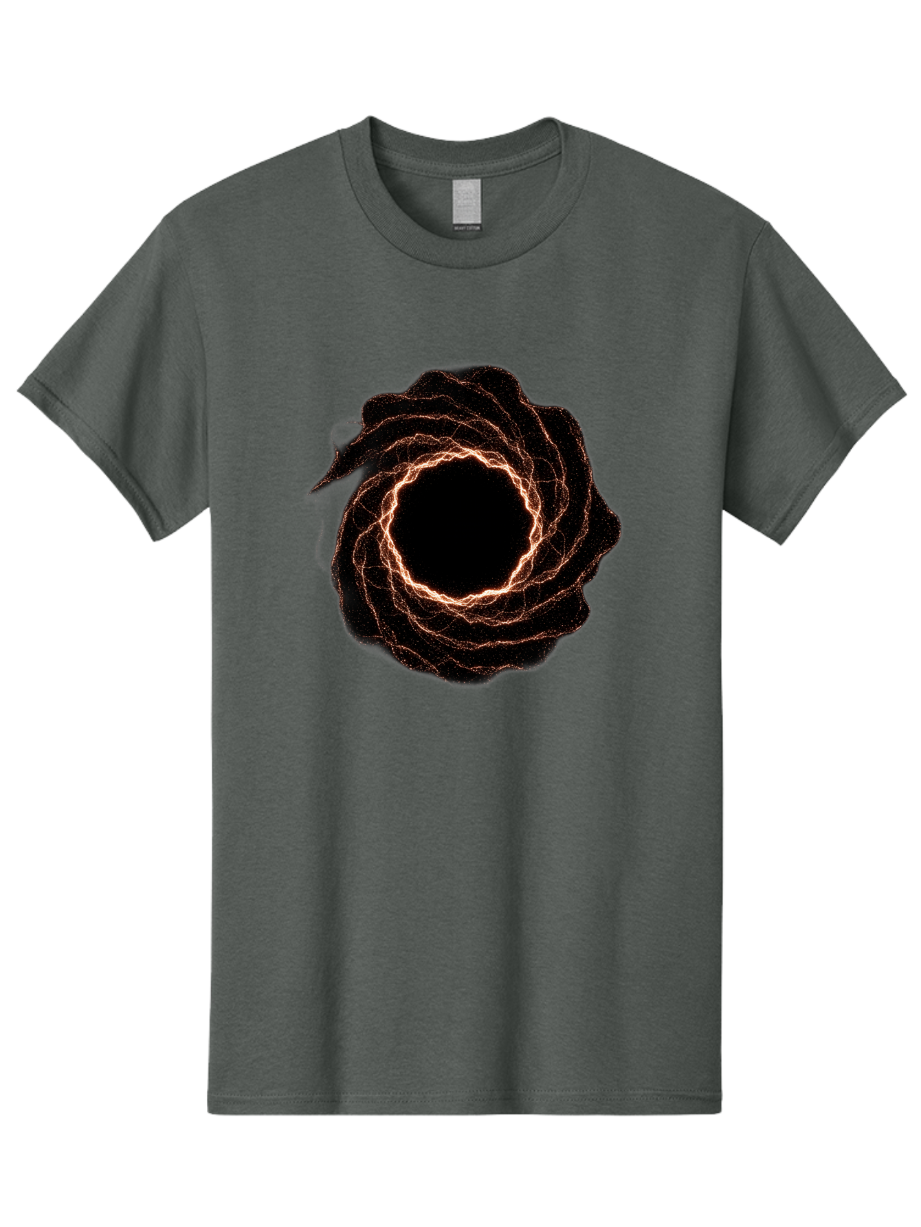 Black-Hole-Vortex Men'S Graphic Tee, 100% Cotton, Comfortable Casual Summer Wear, Machine Washable, Vintage Camera, Old Camera, Antique Camera, Black Camera, Classic Photography, Photography Equipment, Nostalgic Device, Film Camera, Camera Art Bag180