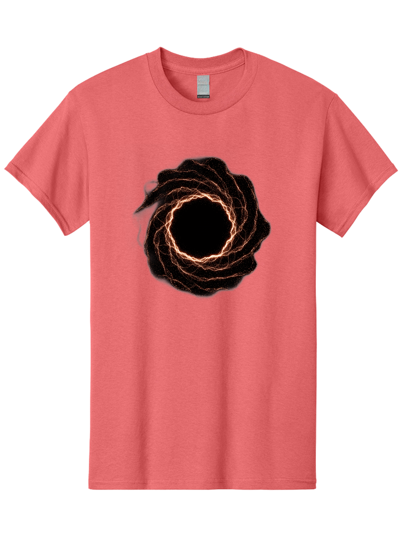 Black-Hole-Vortex Men'S Graphic Tee, 100% Cotton, Comfortable Casual Summer Wear, Machine Washable, Vintage Camera, Old Camera, Antique Camera, Black Camera, Classic Photography, Photography Equipment, Nostalgic Device, Film Camera, Camera Art Bag180