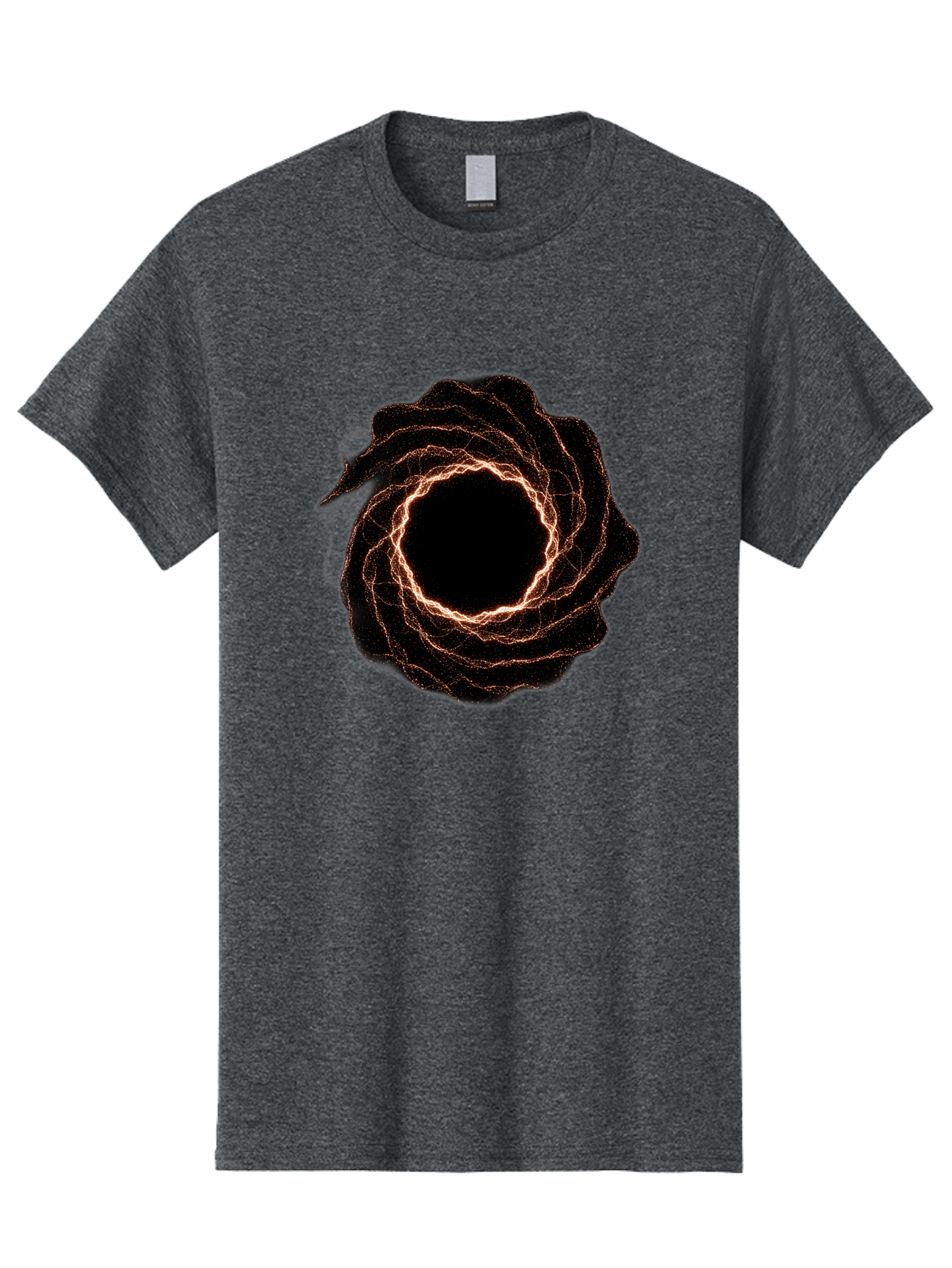 Black-Hole-Vortex Men'S Graphic Tee, 100% Cotton, Comfortable Casual Summer Wear, Machine Washable, Vintage Camera, Old Camera, Antique Camera, Black Camera, Classic Photography, Photography Equipment, Nostalgic Device, Film Camera, Camera Art Bag180
