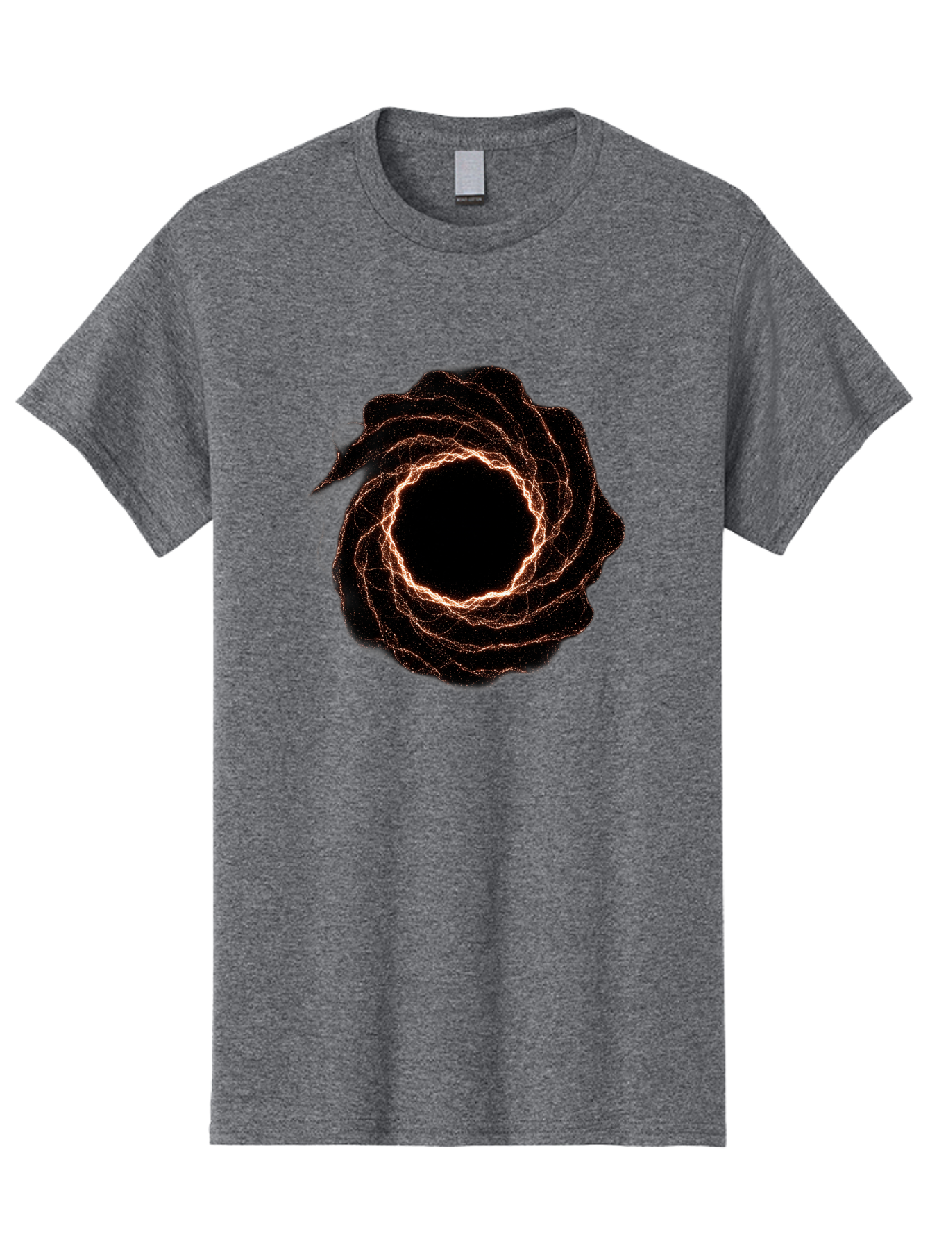 Black-Hole-Vortex Men'S Graphic Tee, 100% Cotton, Comfortable Casual Summer Wear, Machine Washable, Vintage Camera, Old Camera, Antique Camera, Black Camera, Classic Photography, Photography Equipment, Nostalgic Device, Film Camera, Camera Art Bag180