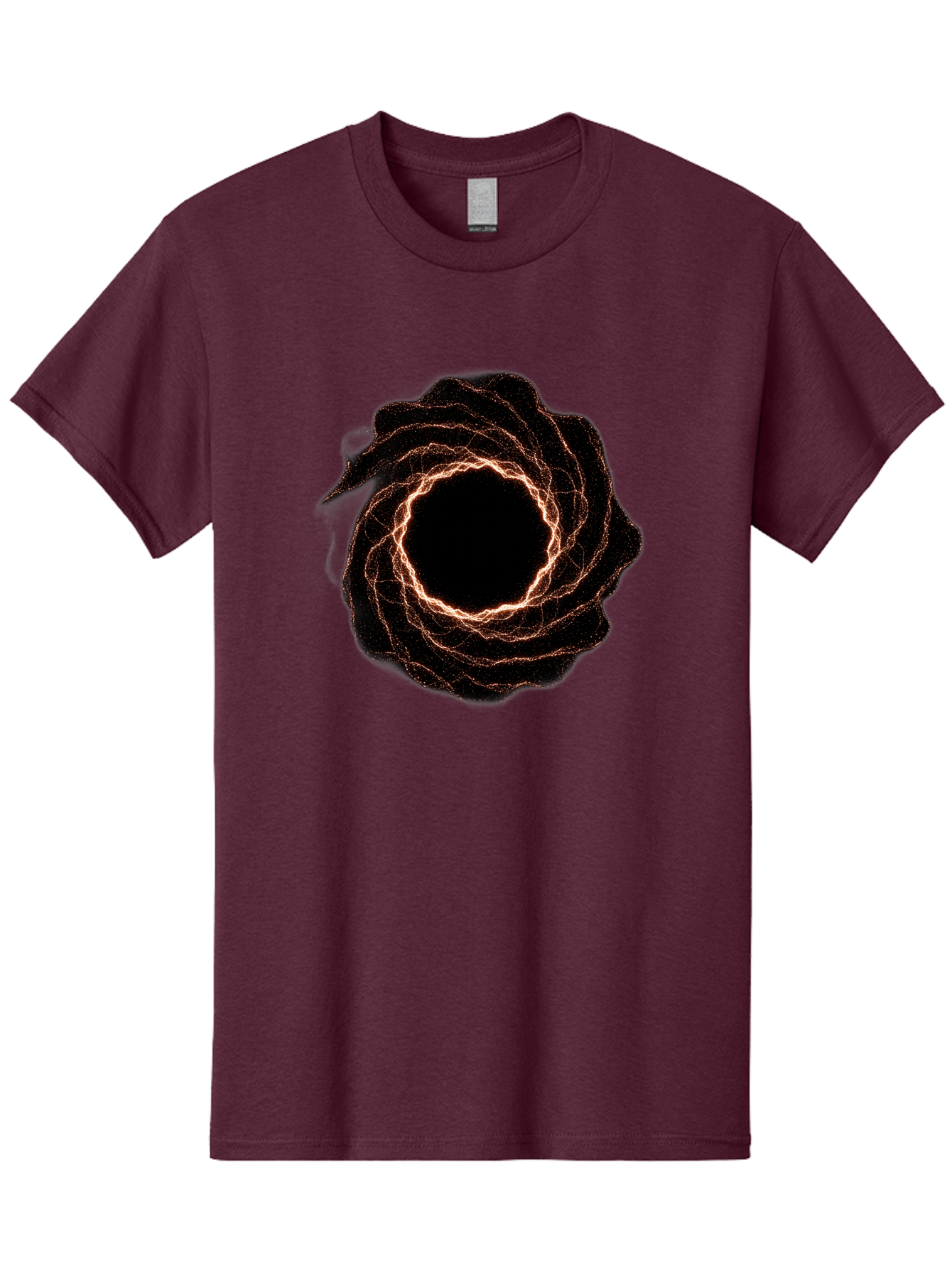 Black-Hole-Vortex Men'S Graphic Tee, 100% Cotton, Comfortable Casual Summer Wear, Machine Washable, Vintage Camera, Old Camera, Antique Camera, Black Camera, Classic Photography, Photography Equipment, Nostalgic Device, Film Camera, Camera Art Bag180