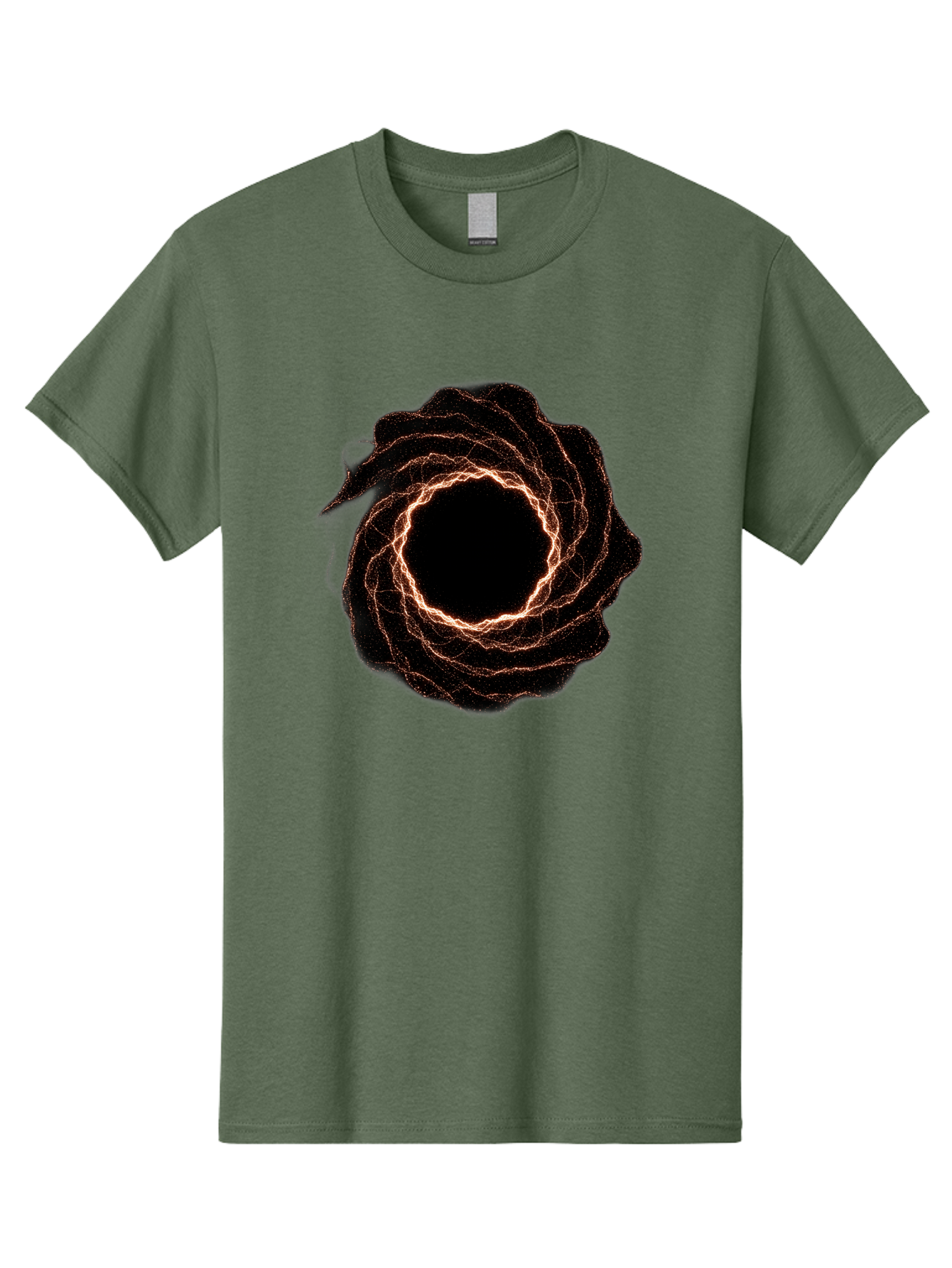 Black-Hole-Vortex Men'S Graphic Tee, 100% Cotton, Comfortable Casual Summer Wear, Machine Washable, Vintage Camera, Old Camera, Antique Camera, Black Camera, Classic Photography, Photography Equipment, Nostalgic Device, Film Camera, Camera Art Bag180