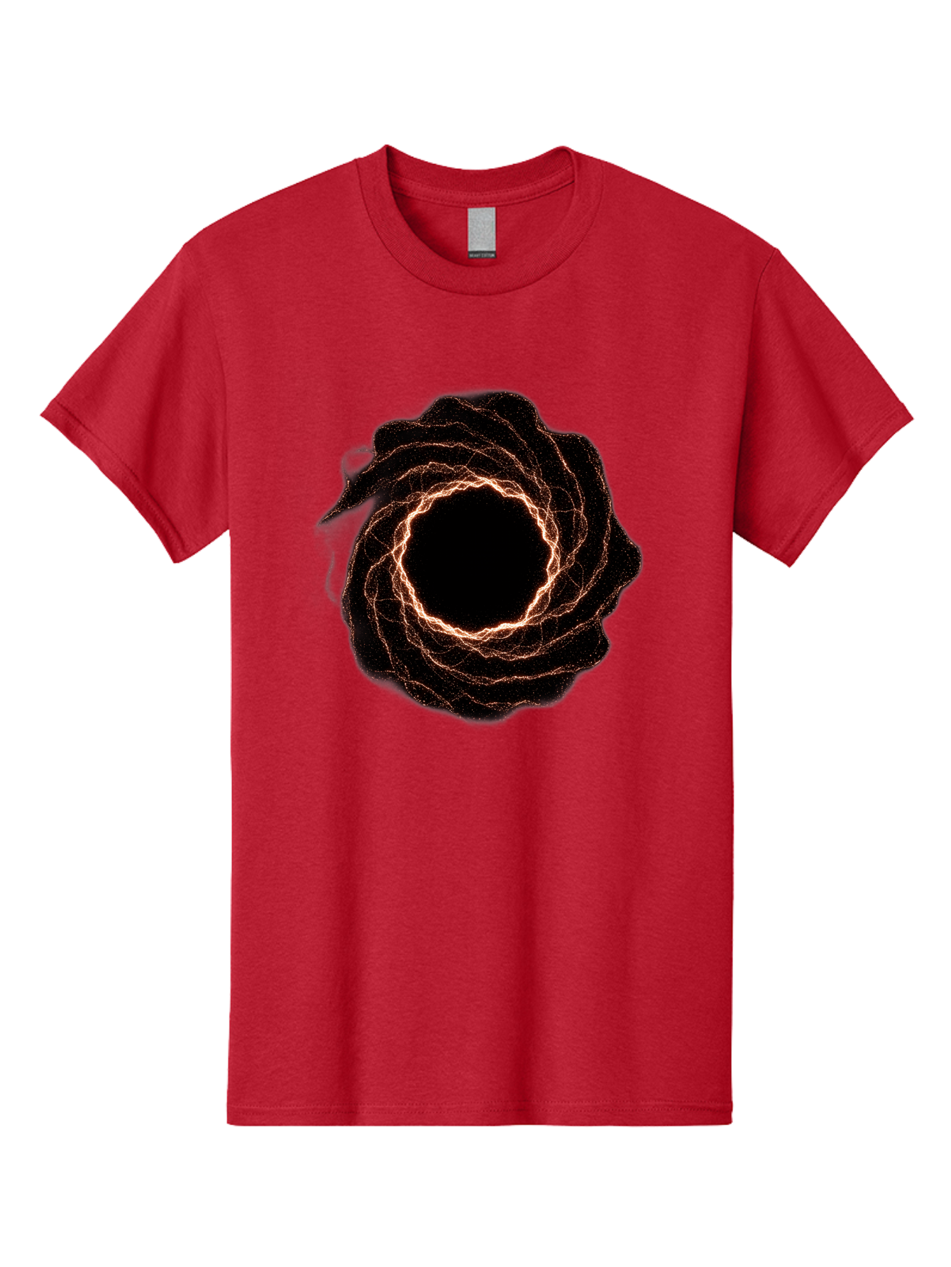 Black-Hole-Vortex Men'S Graphic Tee, 100% Cotton, Comfortable Casual Summer Wear, Machine Washable, Vintage Camera, Old Camera, Antique Camera, Black Camera, Classic Photography, Photography Equipment, Nostalgic Device, Film Camera, Camera Art Bag180