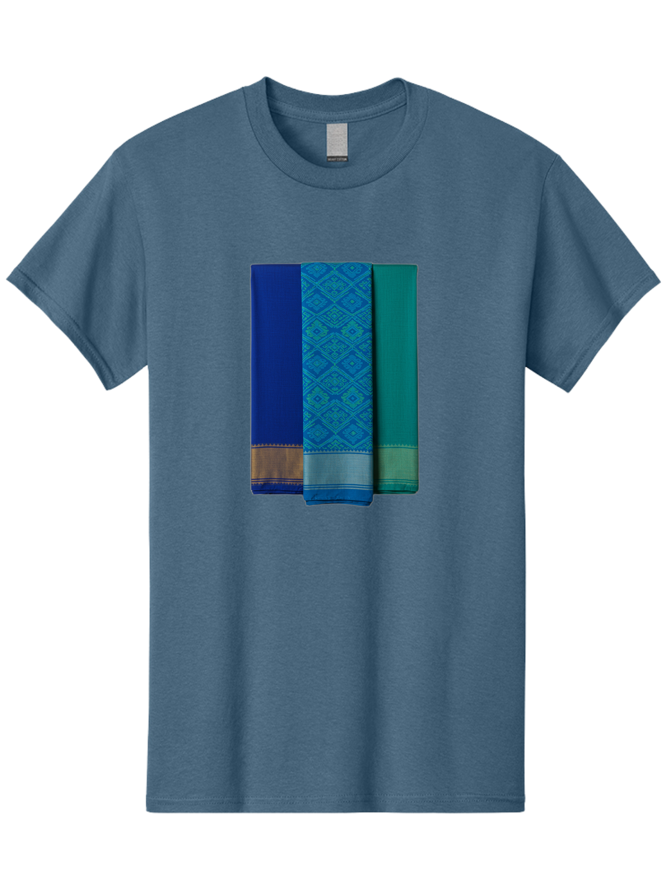 Blue-And-Teal-Sarees Men'S Graphic Tee, 100% Cotton, Comfortable Casual Summer Wear, Machine Washable, Vintage Camera, Old Camera, Antique Camera, Black Camera, Classic Photography, Photography Equipment, Nostalgic Device, Film Camera, Bag184
