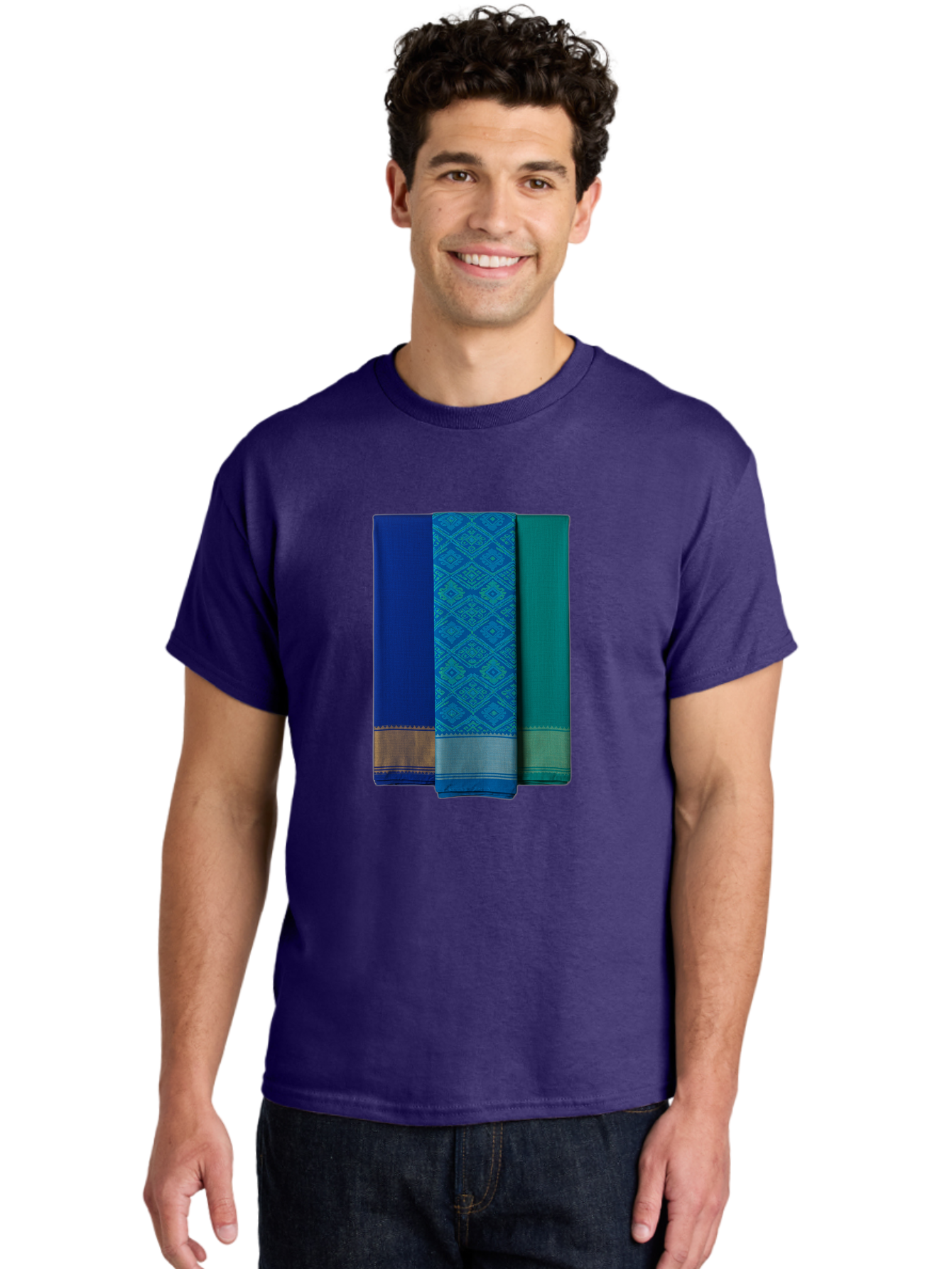 Blue-And-Teal-Sarees Men'S Graphic Tee, 100% Cotton, Comfortable Casual Summer Wear, Machine Washable, Vintage Camera, Old Camera, Antique Camera, Black Camera, Classic Photography, Photography Equipment, Nostalgic Device, Film Camera, Bag184