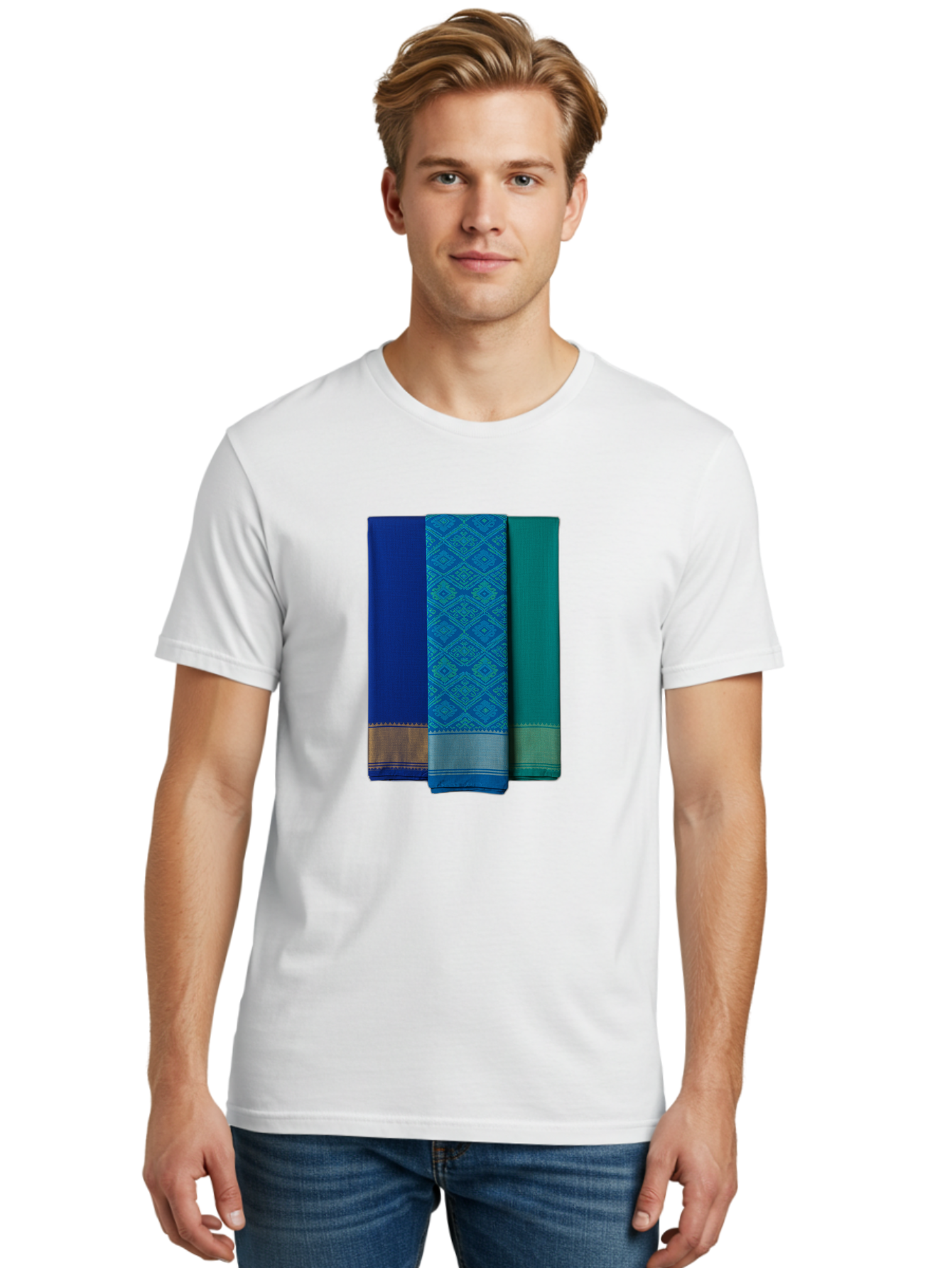 Blue-And-Teal-Sarees Men'S Graphic Tee, 100% Cotton, Comfortable Casual Summer Wear, Machine Washable, Vintage Camera, Old Camera, Antique Camera, Black Camera, Classic Photography, Photography Equipment, Nostalgic Device, Film Camera, Bag184