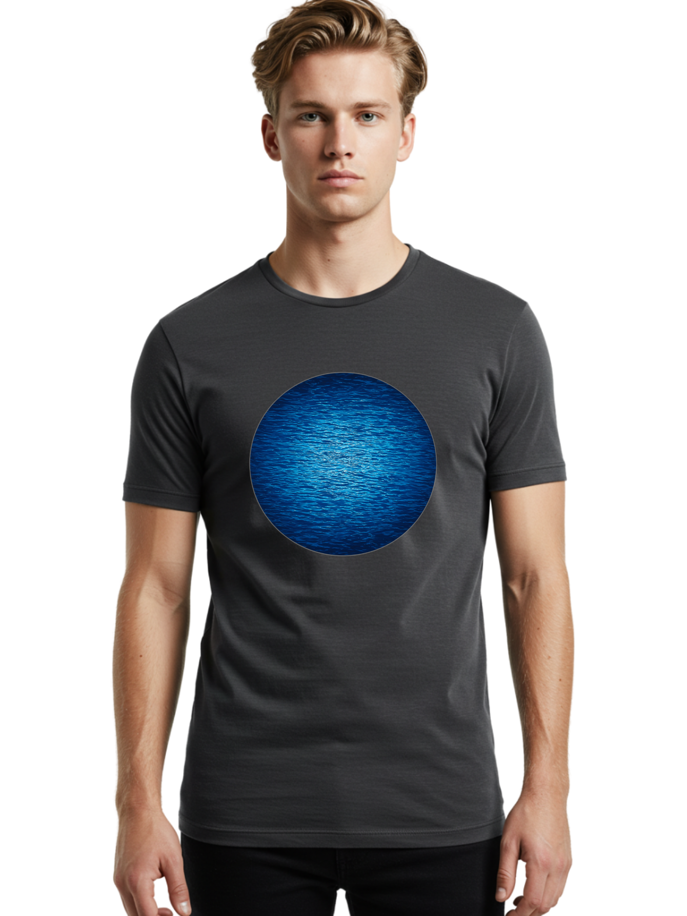 Blue-Circle Men'S Graphic Tee, 100% Cotton, Comfortable Casual Summer Wear, Machine Washable, Vintage Camera, Old Camera, Antique Camera, Black Camera, Classic Photography, Photography Equipment, Nostalgic Device, Film Camera, Camera Art Bag188