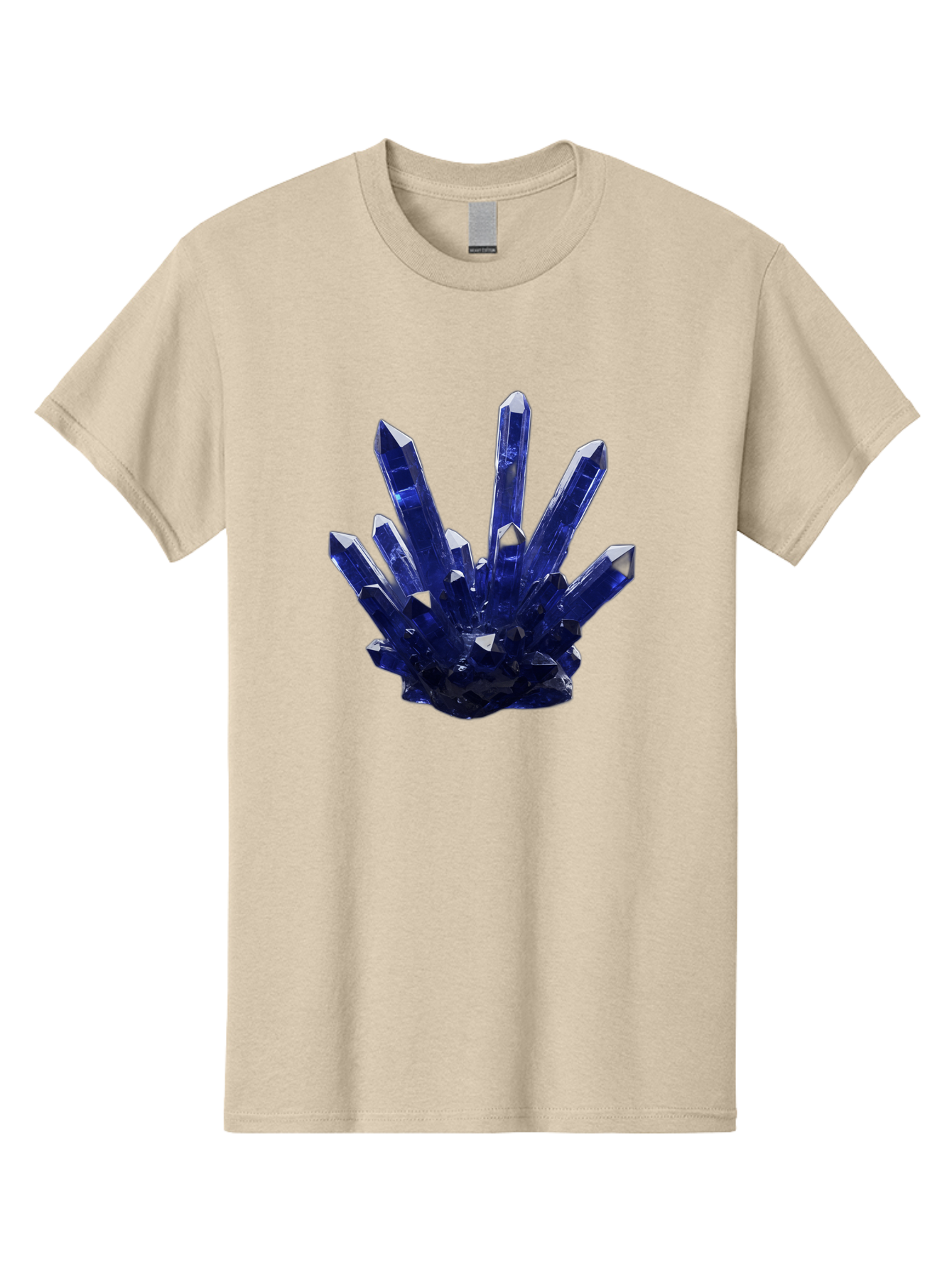 Blue-Crystal-Cluster Men'S Graphic Tee, 100% Cotton, Comfortable Casual Summer Wear, Machine Washable, Vintage Camera, Old Camera, Antique Camera, Black Camera, Classic Photography, Photography Equipment, Nostalgic Device, Film Camera, Bag189