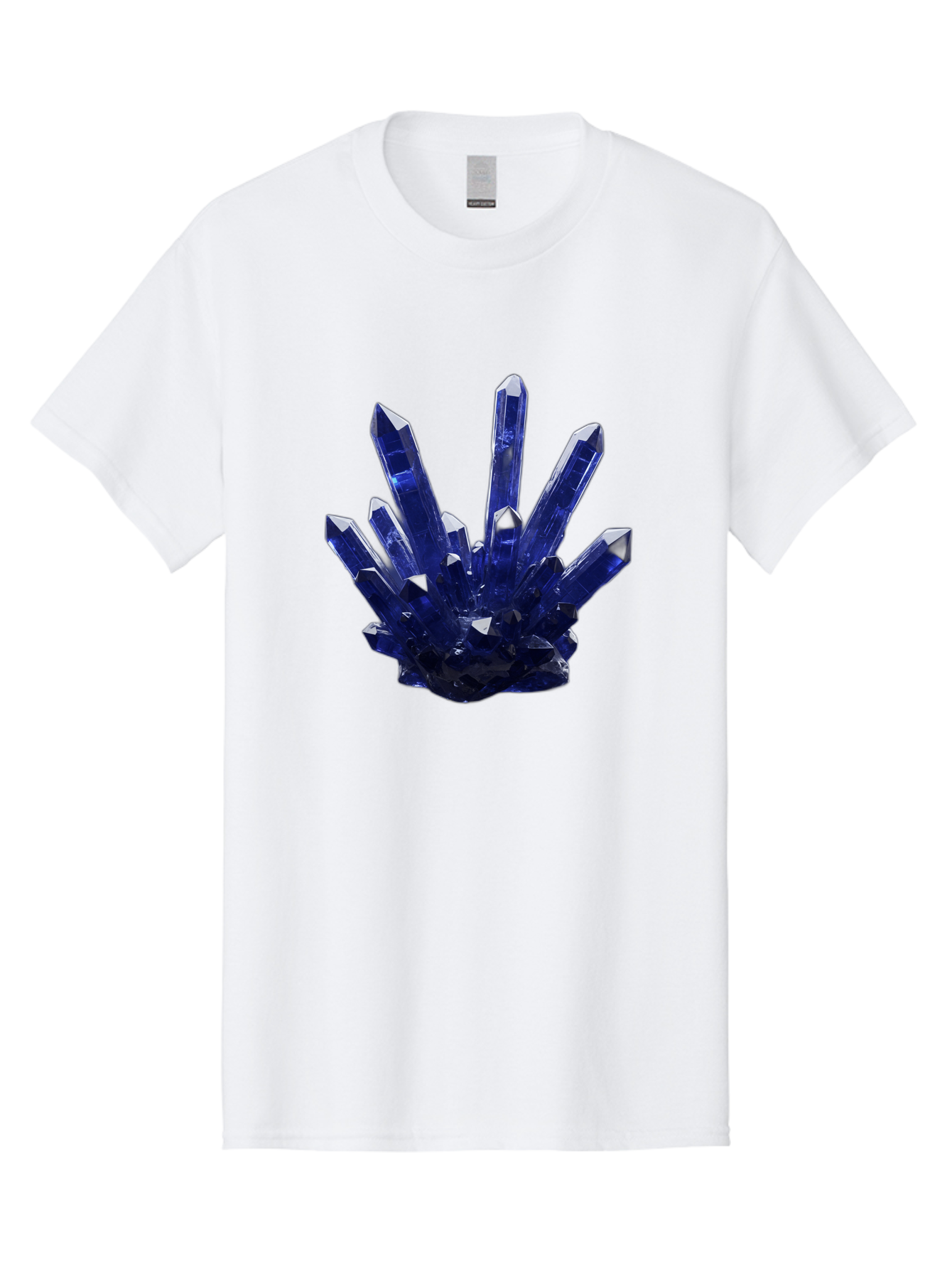 Blue-Crystal-Cluster Men'S Graphic Tee, 100% Cotton, Comfortable Casual Summer Wear, Machine Washable, Vintage Camera, Old Camera, Antique Camera, Black Camera, Classic Photography, Photography Equipment, Nostalgic Device, Film Camera, Bag189