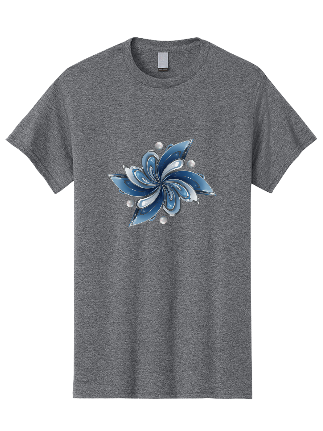 Blue-Flower Men'S Graphic Tee, 100% Cotton, Comfortable Casual Summer Wear, Machine Washable, Vintage Camera, Old Camera, Antique Camera, Black Camera, Classic Photography, Photography Equipment, Nostalgic Device, Film Camera, Camera Art Bag193