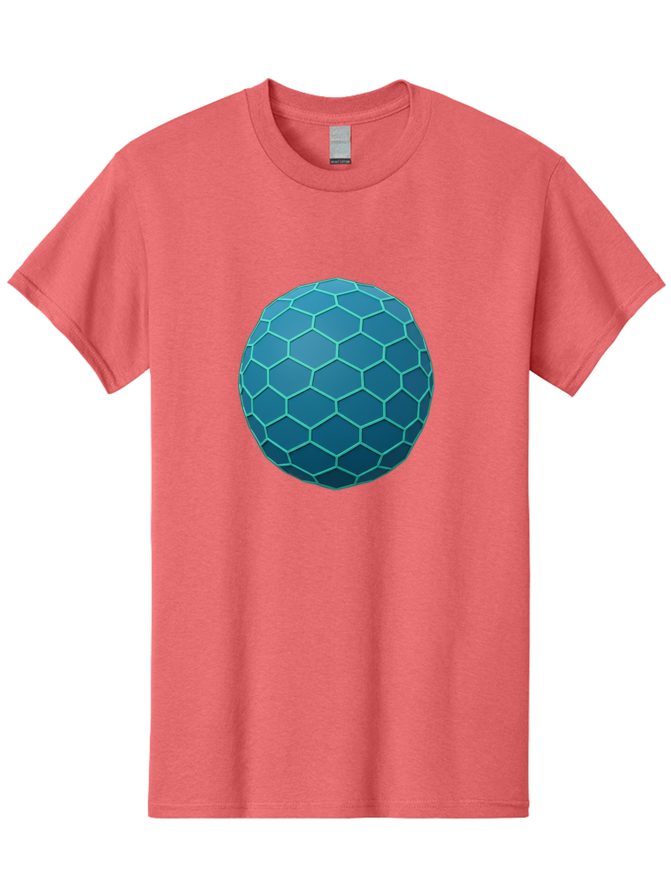 Blue-Hexagonal-Sphere Men'S Graphic Tee, 100% Cotton, Comfortable Casual Summer Wear, Machine Washable, Vintage Camera, Old Camera, Antique Camera, Black Camera, Classic Photography, Photography Equipment, Nostalgic Device, Film Camera, Bag194
