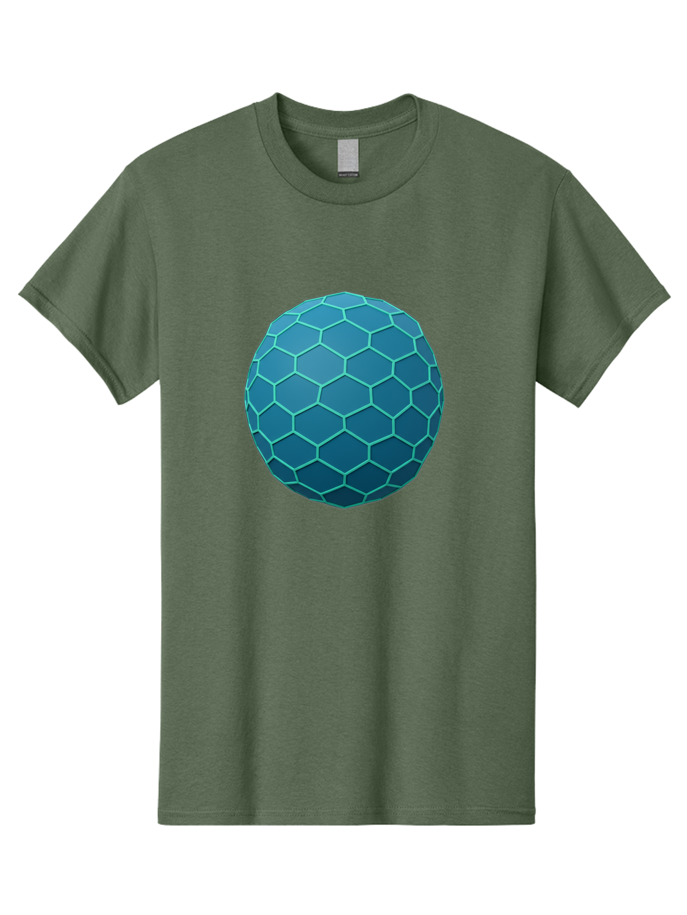 Blue-Hexagonal-Sphere Men'S Graphic Tee, 100% Cotton, Comfortable Casual Summer Wear, Machine Washable, Vintage Camera, Old Camera, Antique Camera, Black Camera, Classic Photography, Photography Equipment, Nostalgic Device, Film Camera, Bag194