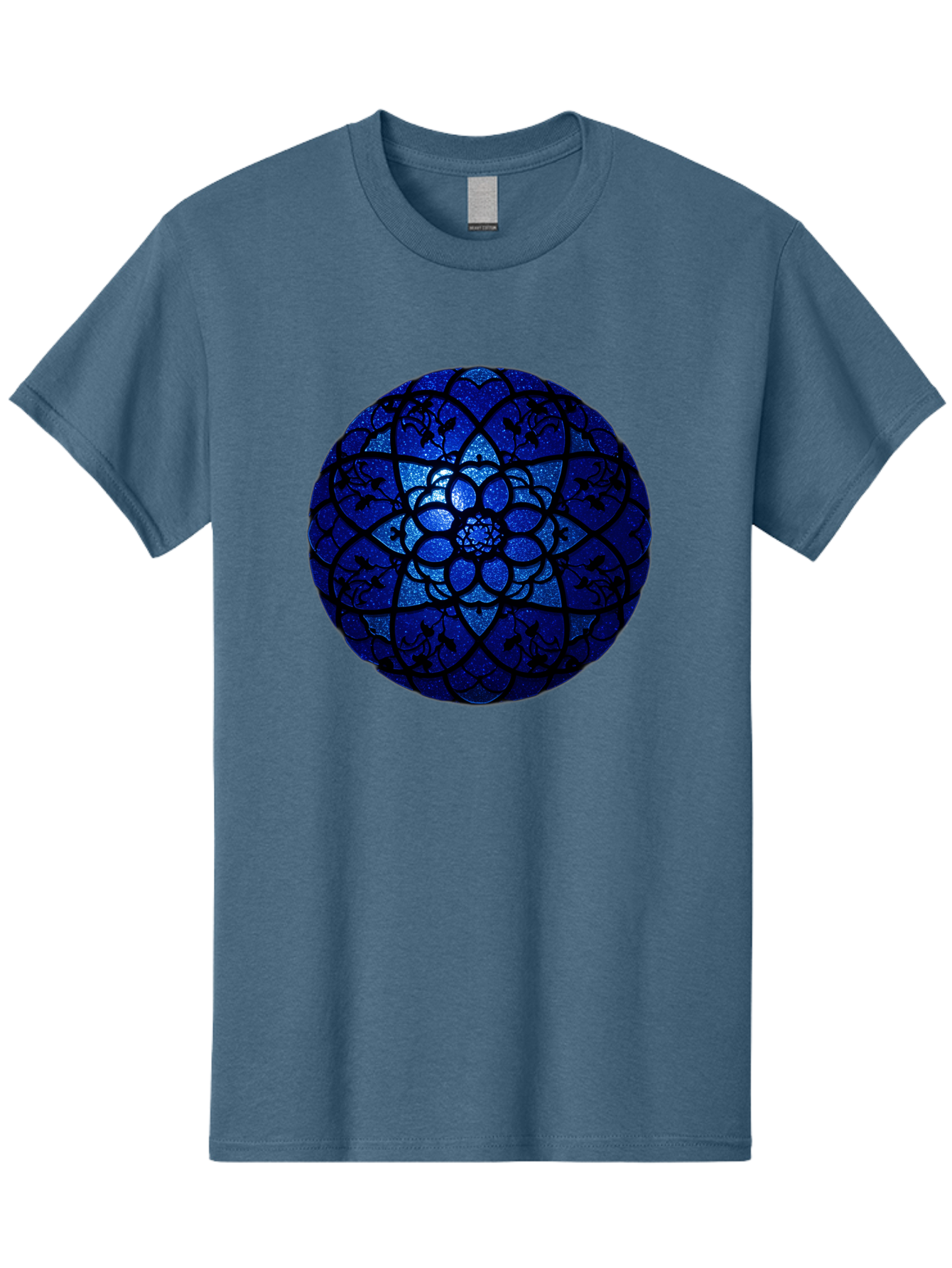 Blue-Lotus-Mandala Men'S Graphic Tee, 100% Cotton, Comfortable Casual Summer Wear, Machine Washable, Vintage Camera, Old Camera, Antique Camera, Black Camera, Classic Photography, Photography Equipment, Nostalgic Device, Film Camera, Bag196