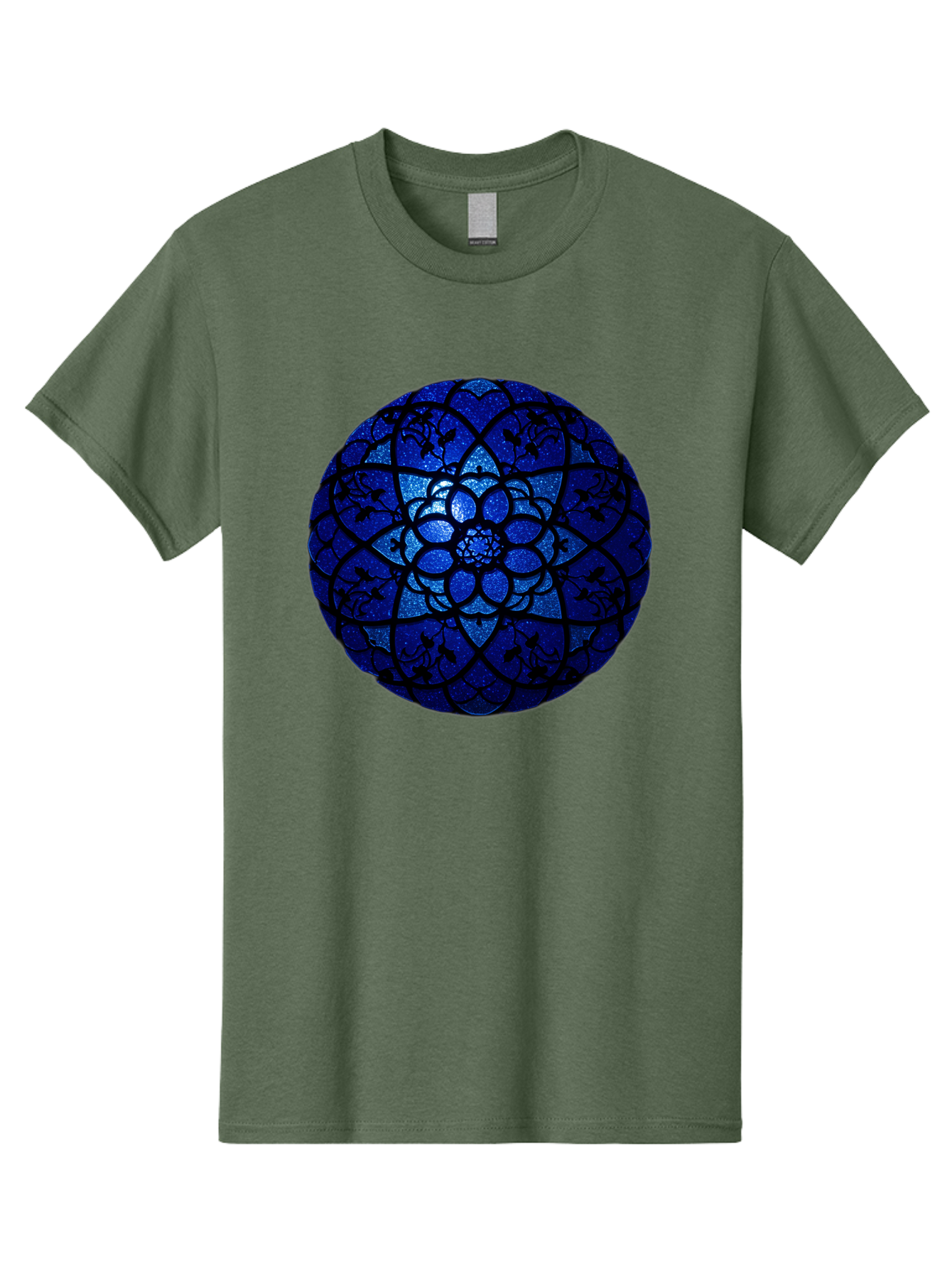 Blue-Lotus-Mandala Men'S Graphic Tee, 100% Cotton, Comfortable Casual Summer Wear, Machine Washable, Vintage Camera, Old Camera, Antique Camera, Black Camera, Classic Photography, Photography Equipment, Nostalgic Device, Film Camera, Bag196