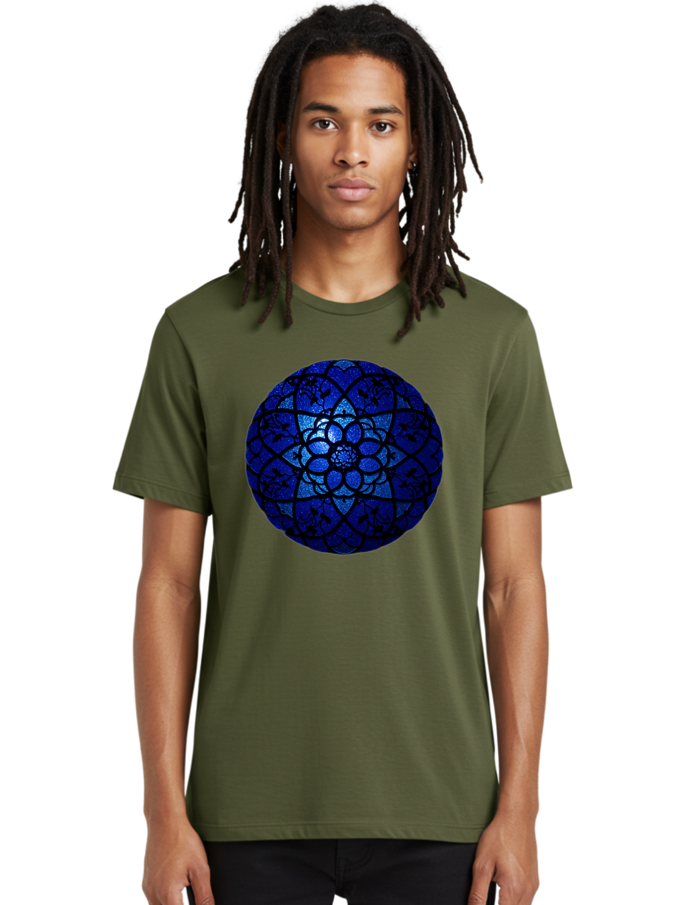 Blue-Lotus-Mandala Men'S Graphic Tee, 100% Cotton, Comfortable Casual Summer Wear, Machine Washable, Vintage Camera, Old Camera, Antique Camera, Black Camera, Classic Photography, Photography Equipment, Nostalgic Device, Film Camera, Bag196