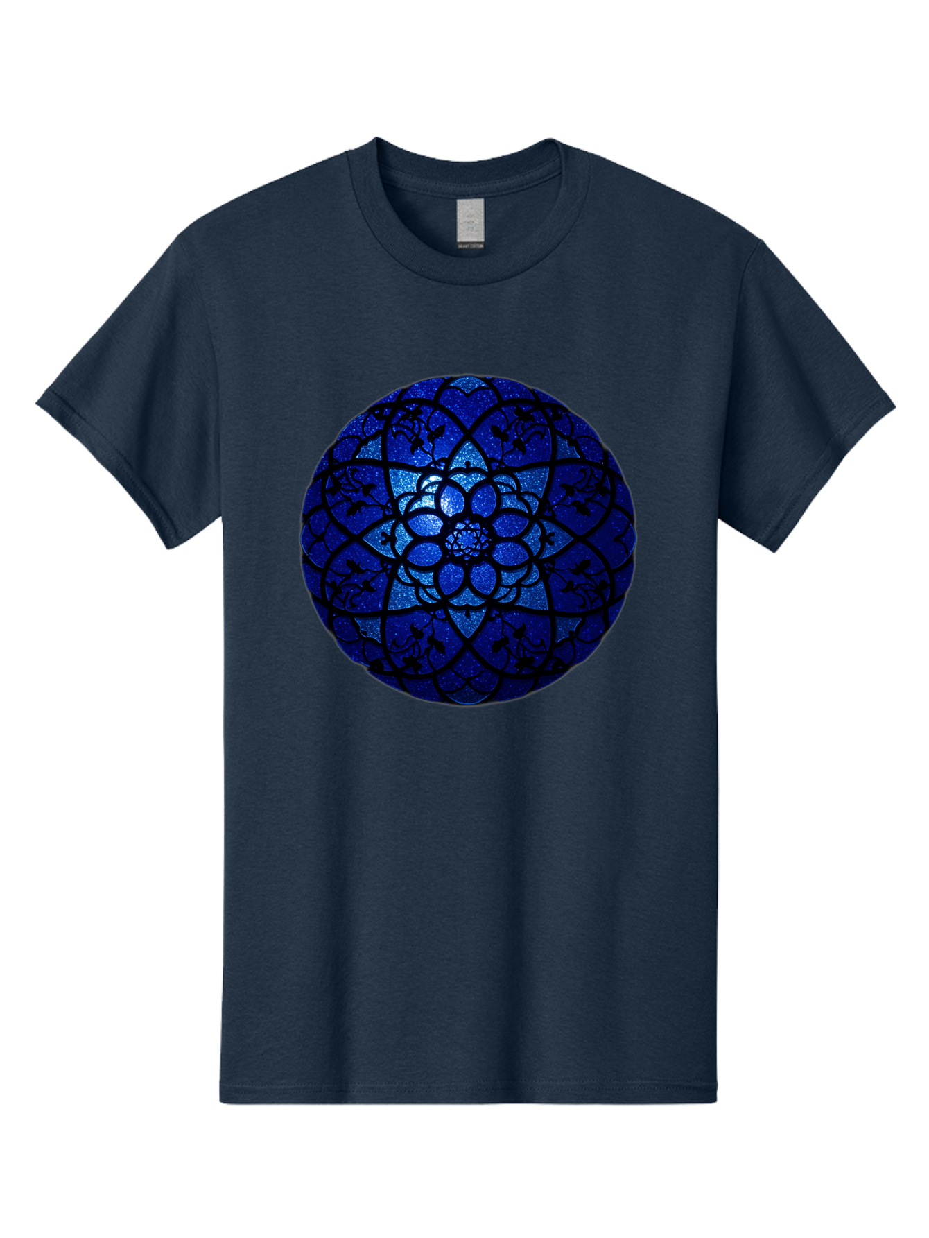 Blue-Lotus-Mandala Men'S Graphic Tee, 100% Cotton, Comfortable Casual Summer Wear, Machine Washable, Vintage Camera, Old Camera, Antique Camera, Black Camera, Classic Photography, Photography Equipment, Nostalgic Device, Film Camera, Bag196