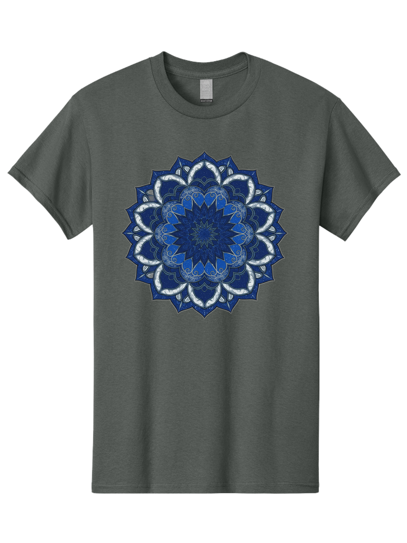 Blue-Mandala Men'S Graphic Tee, 100% Cotton, Comfortable Casual Summer Wear, Machine Washable, Vintage Camera, Old Camera, Antique Camera, Black Camera, Classic Photography, Photography Equipment, Nostalgic Device, Film Camera, Camera Art Bag197