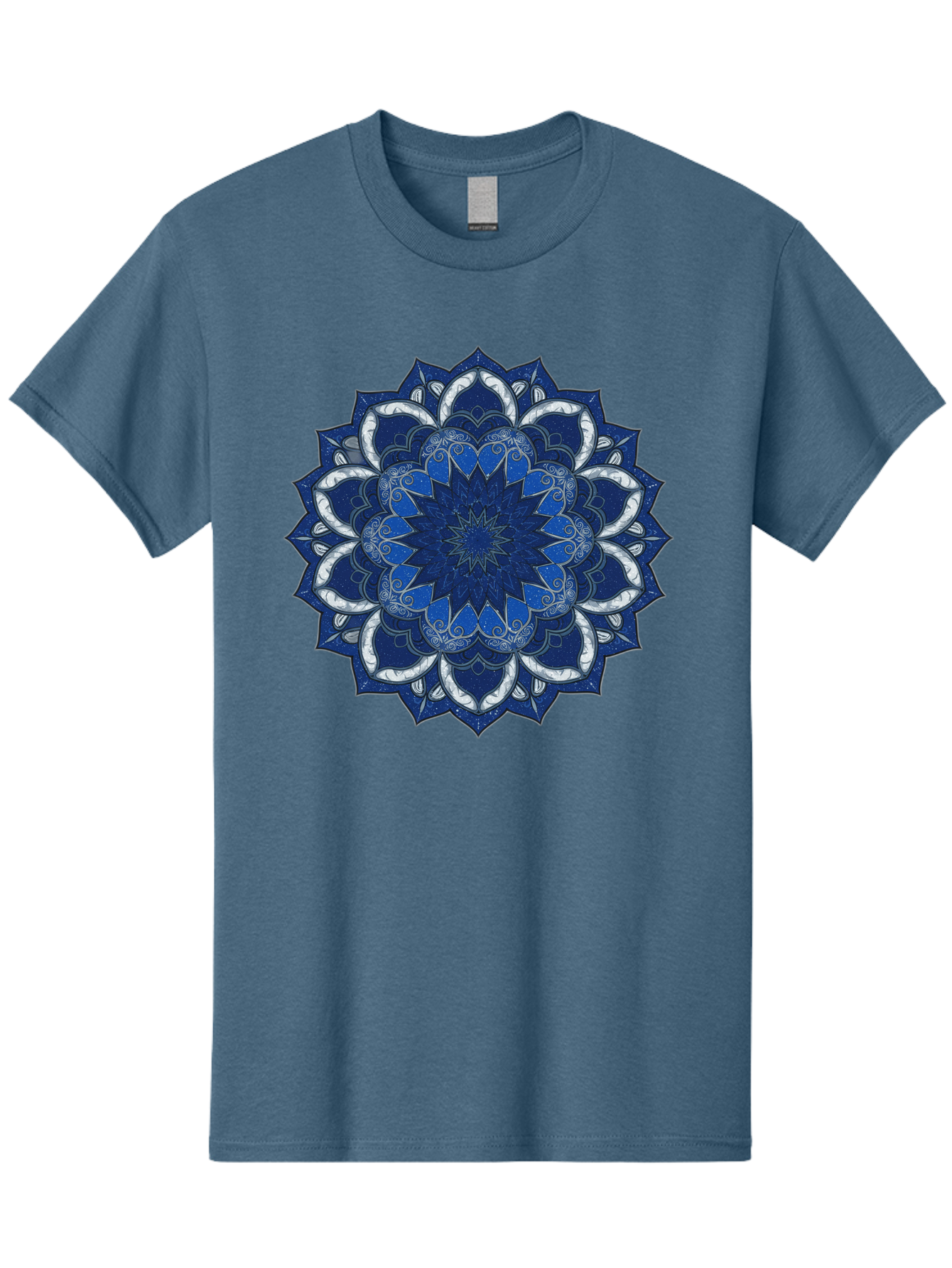 Blue-Mandala Men'S Graphic Tee, 100% Cotton, Comfortable Casual Summer Wear, Machine Washable, Vintage Camera, Old Camera, Antique Camera, Black Camera, Classic Photography, Photography Equipment, Nostalgic Device, Film Camera, Camera Art Bag197