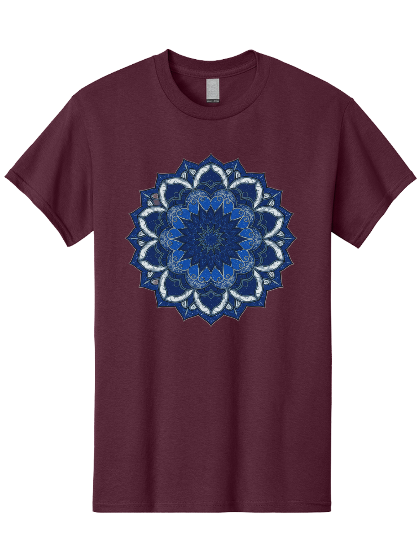 Blue-Mandala Men'S Graphic Tee, 100% Cotton, Comfortable Casual Summer Wear, Machine Washable, Vintage Camera, Old Camera, Antique Camera, Black Camera, Classic Photography, Photography Equipment, Nostalgic Device, Film Camera, Camera Art Bag197