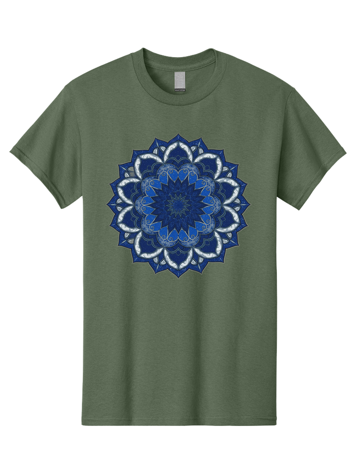 Blue-Mandala Men'S Graphic Tee, 100% Cotton, Comfortable Casual Summer Wear, Machine Washable, Vintage Camera, Old Camera, Antique Camera, Black Camera, Classic Photography, Photography Equipment, Nostalgic Device, Film Camera, Camera Art Bag197