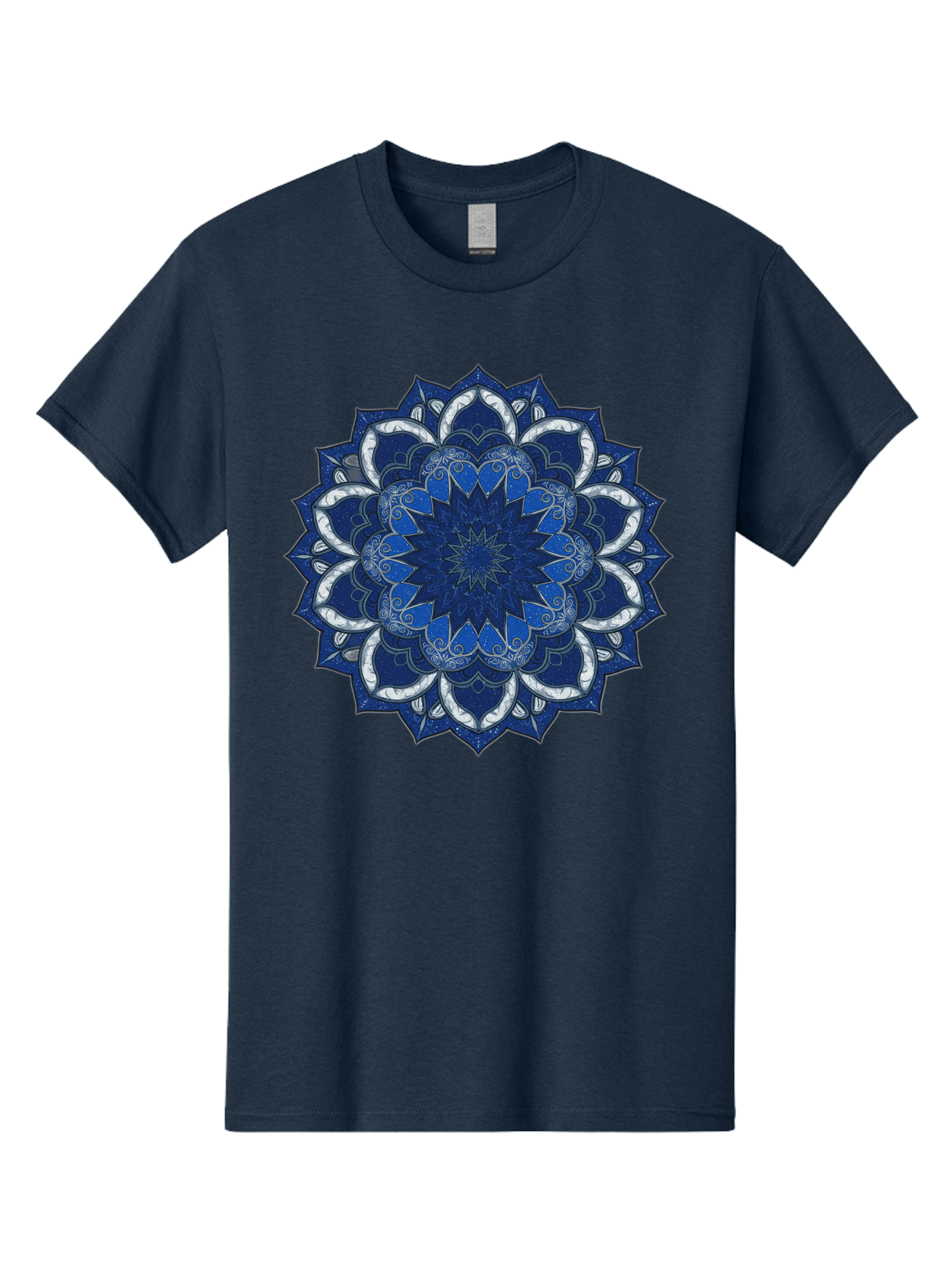 Blue-Mandala Men'S Graphic Tee, 100% Cotton, Comfortable Casual Summer Wear, Machine Washable, Vintage Camera, Old Camera, Antique Camera, Black Camera, Classic Photography, Photography Equipment, Nostalgic Device, Film Camera, Camera Art Bag197