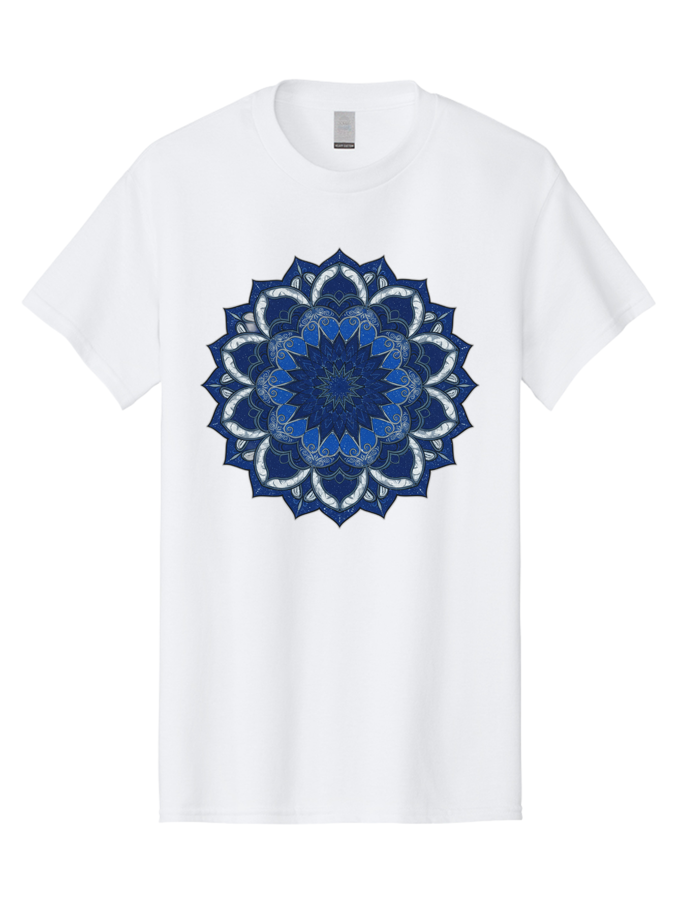 Blue-Mandala Men'S Graphic Tee, 100% Cotton, Comfortable Casual Summer Wear, Machine Washable, Vintage Camera, Old Camera, Antique Camera, Black Camera, Classic Photography, Photography Equipment, Nostalgic Device, Film Camera, Camera Art Bag197