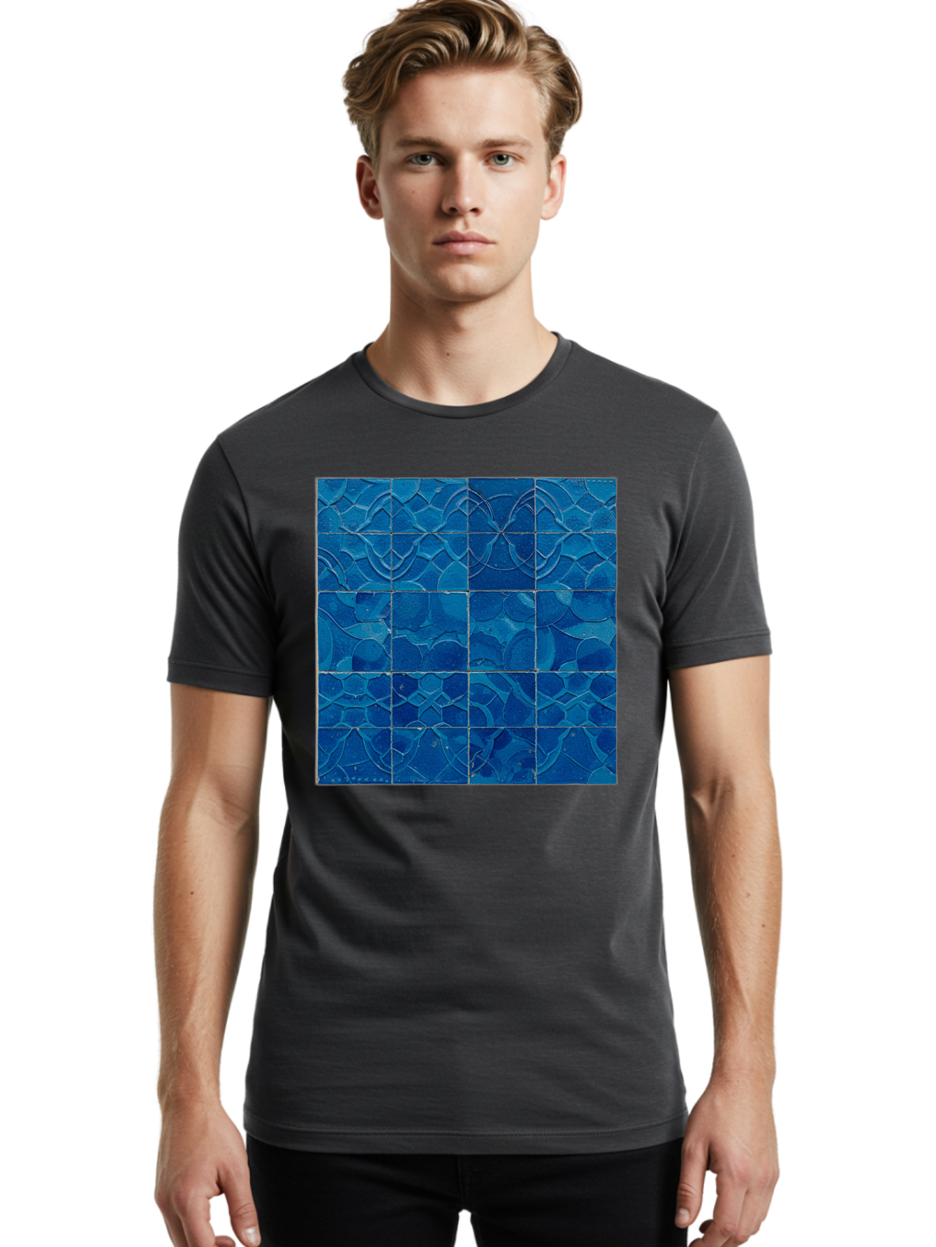 Blue-Tiles Men'S Graphic Tee, 100% Cotton, Comfortable Casual Summer Wear, Machine Washable, Vintage Camera, Old Camera, Antique Camera, Black Camera, Classic Photography, Photography Equipment, Nostalgic Device, Film Camera, Camera Art Bag206