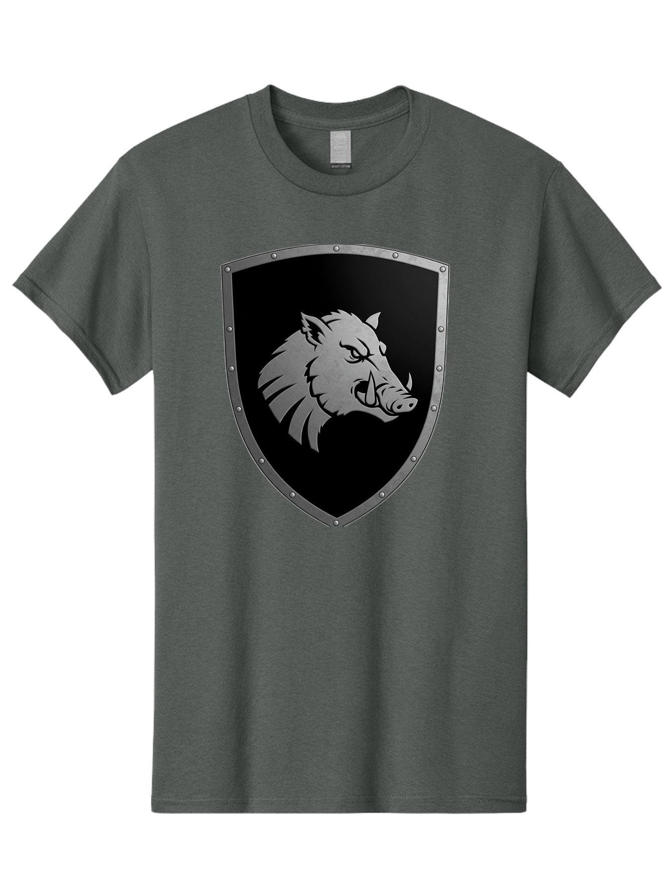 Boar-Head-Shield Men'S Graphic Tee, 100% Cotton, Comfortable Casual Summer Wear, Machine Washable, Vintage Camera, Old Camera, Antique Camera, Black Camera, Classic Photography, Photography Equipment, Nostalgic Device, Film Camera, Camera Art Bag210
