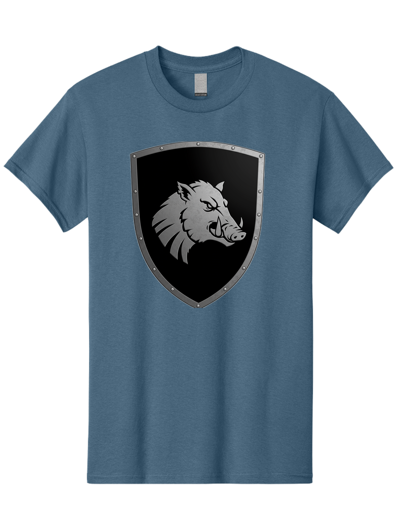 Boar-Head-Shield Men'S Graphic Tee, 100% Cotton, Comfortable Casual Summer Wear, Machine Washable, Vintage Camera, Old Camera, Antique Camera, Black Camera, Classic Photography, Photography Equipment, Nostalgic Device, Film Camera, Camera Art Bag210