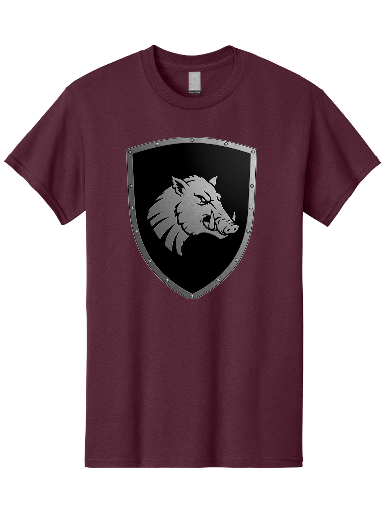 Boar-Head-Shield Men'S Graphic Tee, 100% Cotton, Comfortable Casual Summer Wear, Machine Washable, Vintage Camera, Old Camera, Antique Camera, Black Camera, Classic Photography, Photography Equipment, Nostalgic Device, Film Camera, Camera Art Bag210