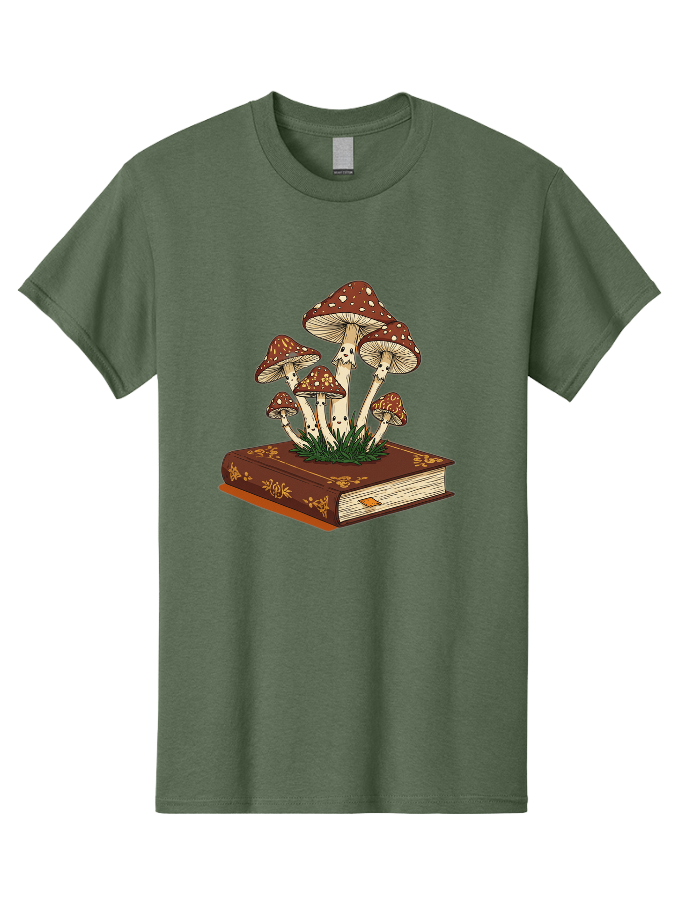 Book-With-Mushrooms Men'S Graphic Tee, 100% Cotton, Comfortable Casual Summer Wear, Machine Washable, Vintage Camera, Old Camera, Antique Camera, Black Camera, Classic Photography, Photography Equipment, Nostalgic Device, Film Camera, Bag212