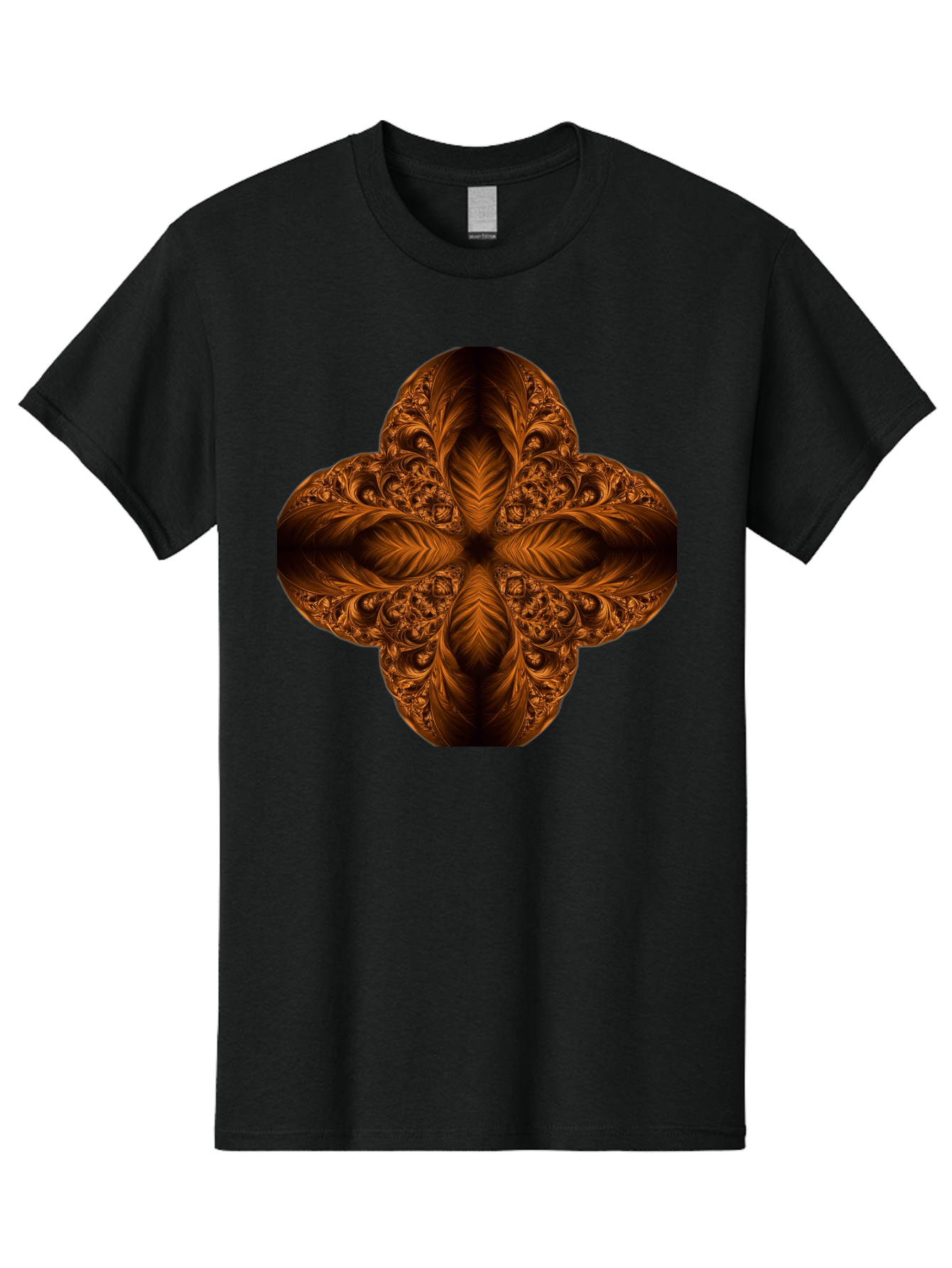 Brown-Fractal-Design Men'S Graphic Tee, 100% Cotton, Comfortable Casual Summer Wear, Machine Washable, Vintage Camera, Old Camera, Antique Camera, Black Camera, Classic Photography, Photography Equipment, Nostalgic Device, Film Camera, Bag216