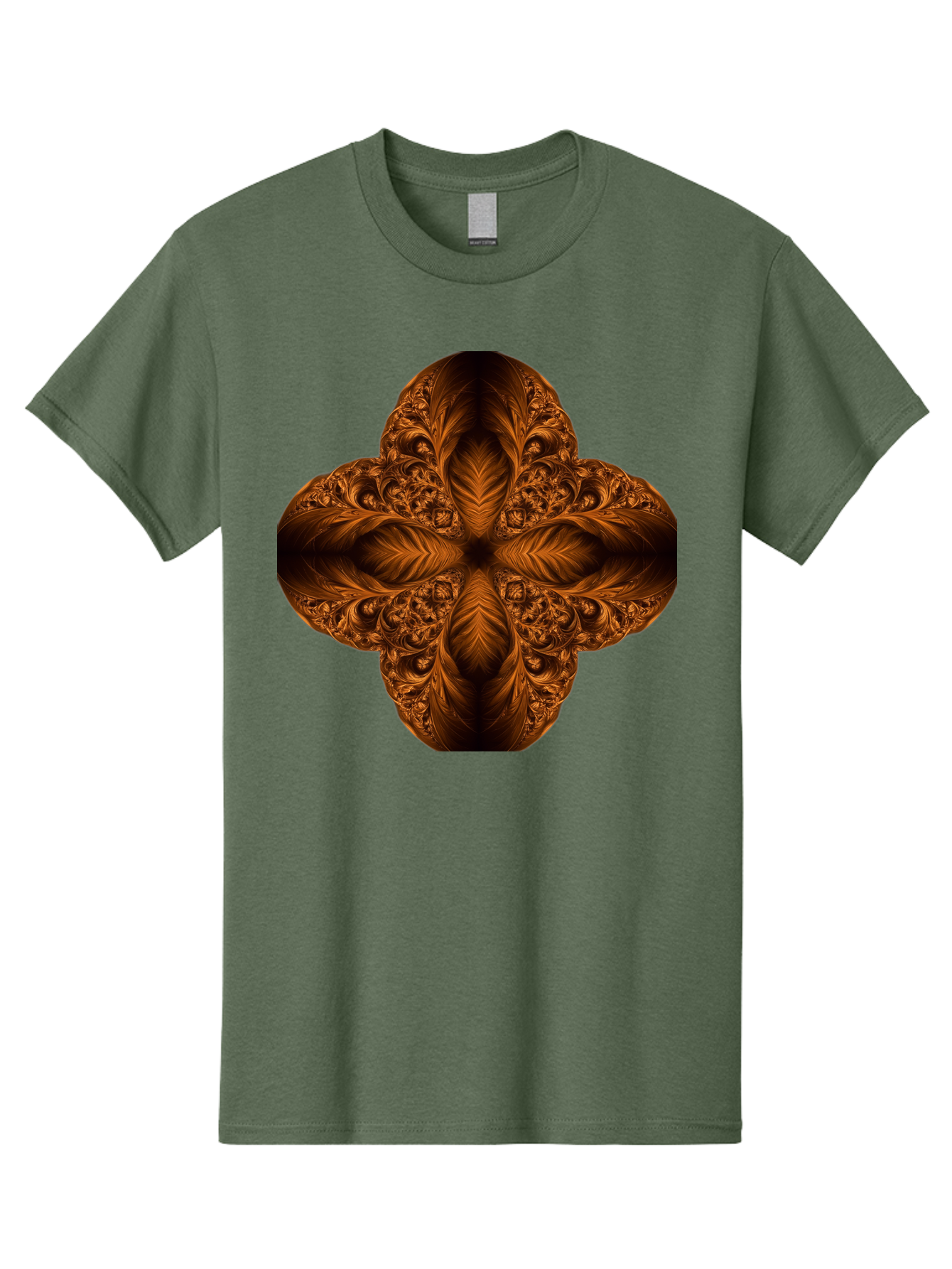 Brown-Fractal-Design Men'S Graphic Tee, 100% Cotton, Comfortable Casual Summer Wear, Machine Washable, Vintage Camera, Old Camera, Antique Camera, Black Camera, Classic Photography, Photography Equipment, Nostalgic Device, Film Camera, Bag216