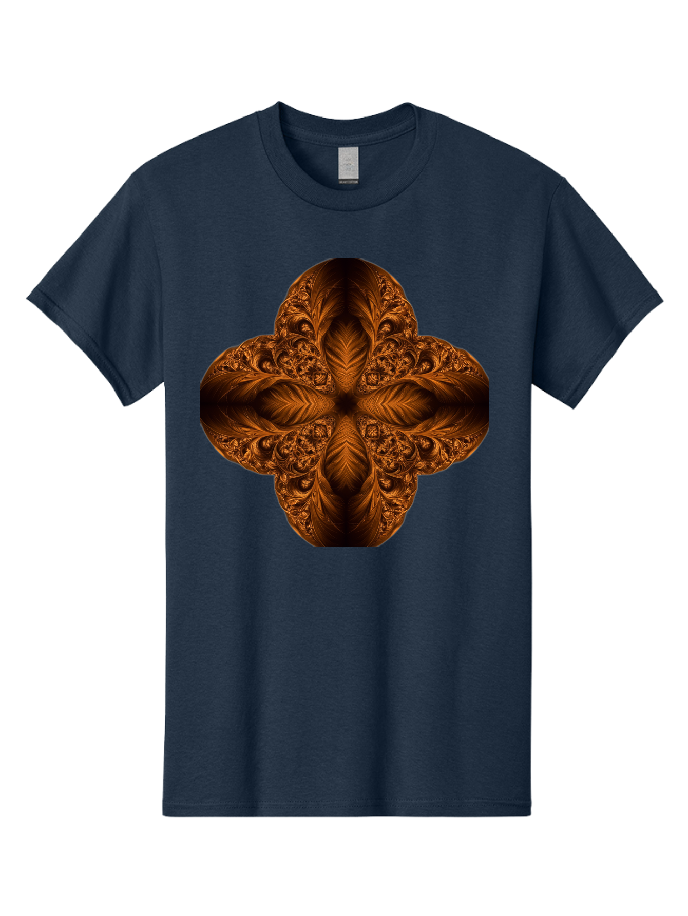 Brown-Fractal-Design Men'S Graphic Tee, 100% Cotton, Comfortable Casual Summer Wear, Machine Washable, Vintage Camera, Old Camera, Antique Camera, Black Camera, Classic Photography, Photography Equipment, Nostalgic Device, Film Camera, Bag216