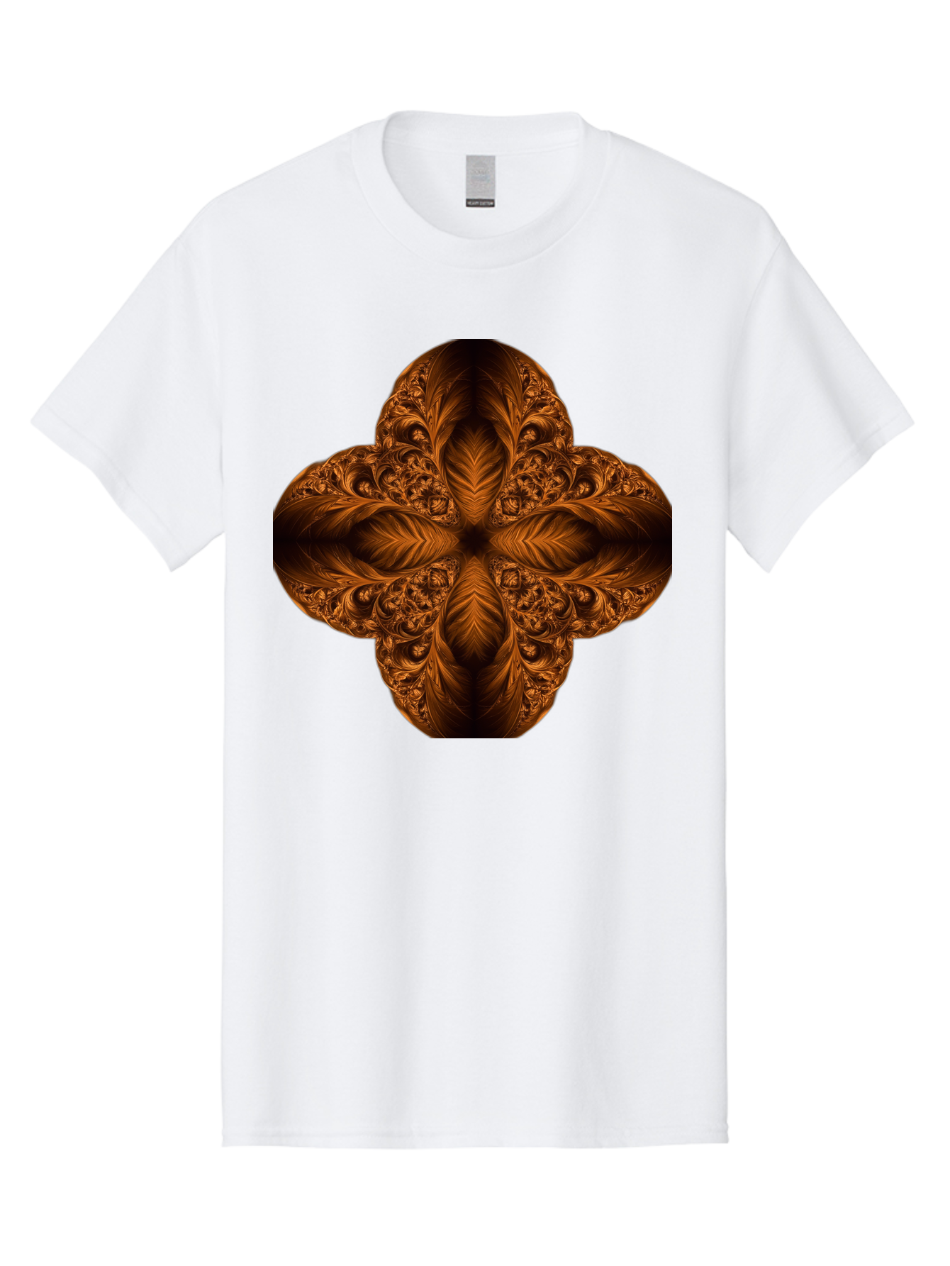 Brown-Fractal-Design Men'S Graphic Tee, 100% Cotton, Comfortable Casual Summer Wear, Machine Washable, Vintage Camera, Old Camera, Antique Camera, Black Camera, Classic Photography, Photography Equipment, Nostalgic Device, Film Camera, Bag216