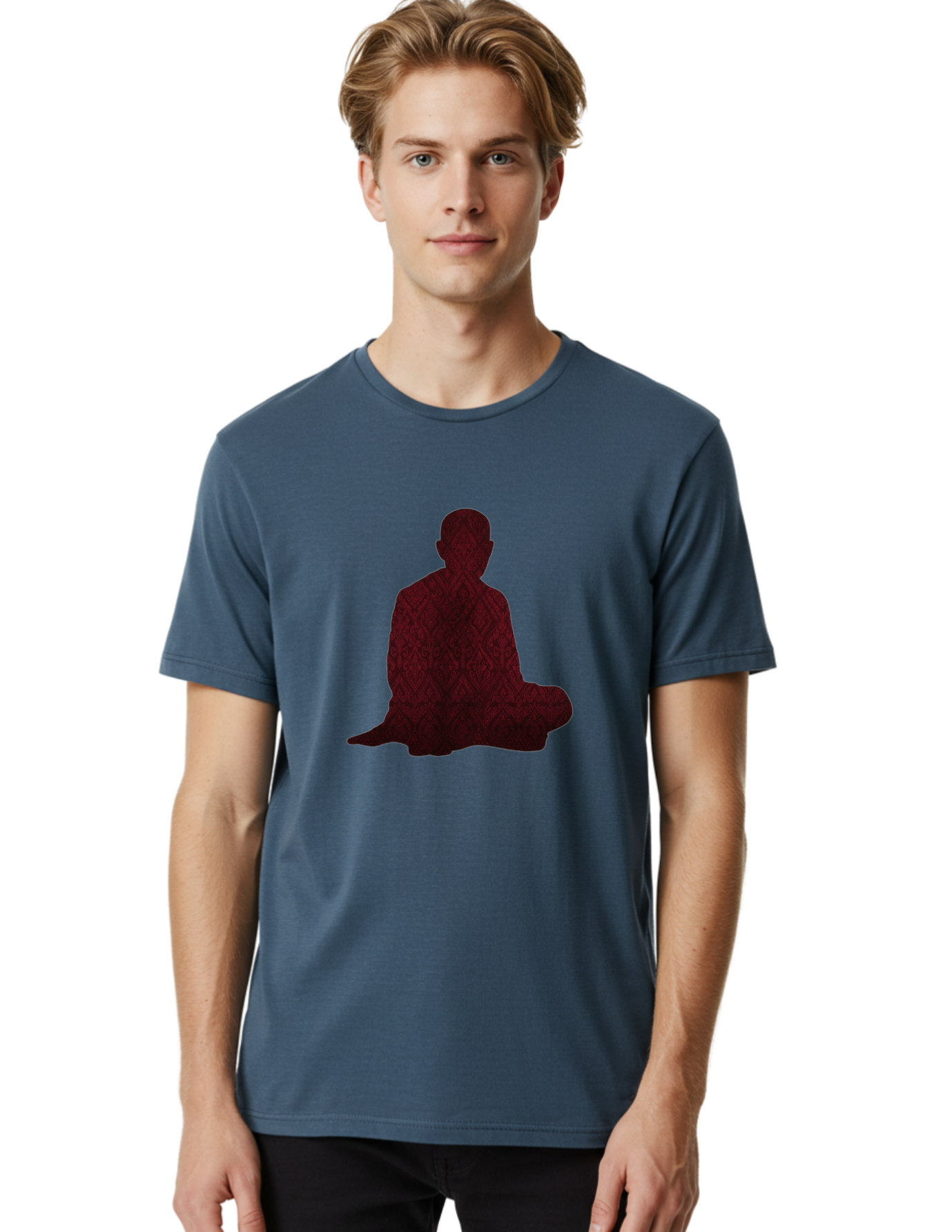 Buddha-Silhouette Men'S Graphic Tee, 100% Cotton, Comfortable Casual Summer Wear, Machine Washable, Vintage Camera, Old Camera, Antique Camera, Black Camera, Classic Photography, Photography Equipment, Nostalgic Device, Film Camera, Camera Art Bag222