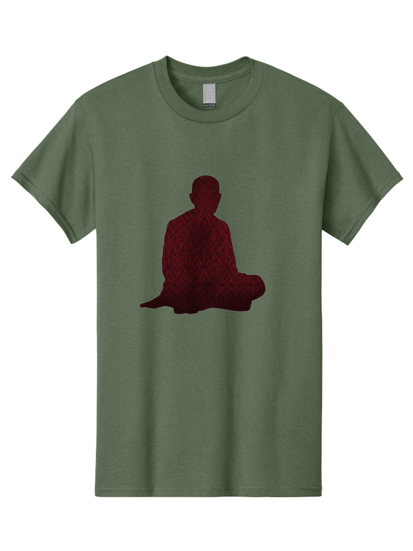 Buddha-Silhouette Men'S Graphic Tee, 100% Cotton, Comfortable Casual Summer Wear, Machine Washable, Vintage Camera, Old Camera, Antique Camera, Black Camera, Classic Photography, Photography Equipment, Nostalgic Device, Film Camera, Camera Art Bag222