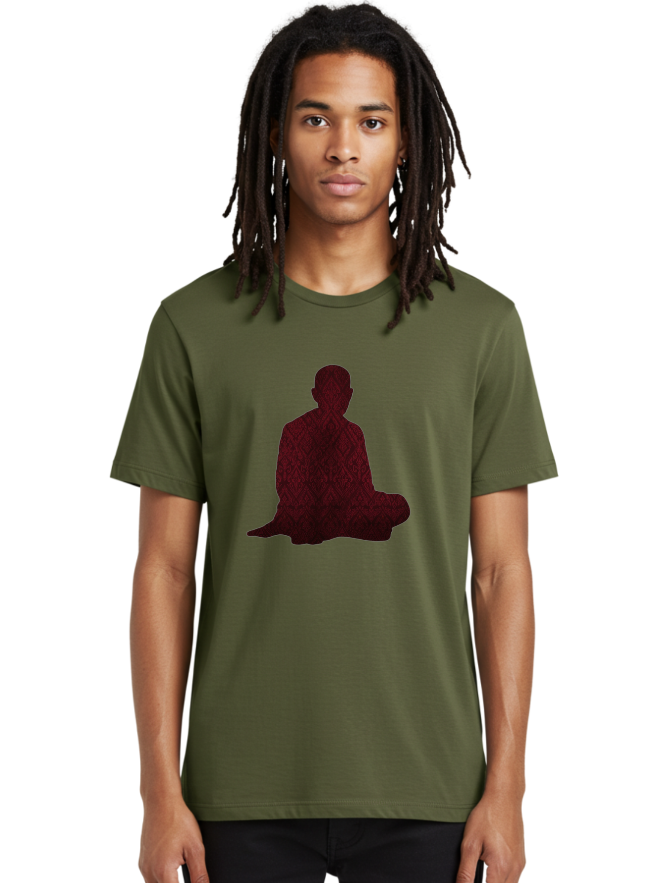 Buddha-Silhouette Men'S Graphic Tee, 100% Cotton, Comfortable Casual Summer Wear, Machine Washable, Vintage Camera, Old Camera, Antique Camera, Black Camera, Classic Photography, Photography Equipment, Nostalgic Device, Film Camera, Camera Art Bag222