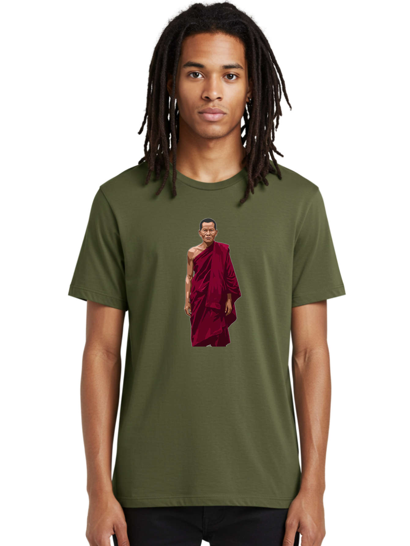Buddhist-Monk-1 Men'S Graphic Tee, 100% Cotton, Comfortable Casual Summer Wear, Machine Washable, Vintage Camera, Old Camera, Antique Camera, Black Camera, Classic Photography, Photography Equipment, Nostalgic Device, Film Camera, Camera Art Bag224