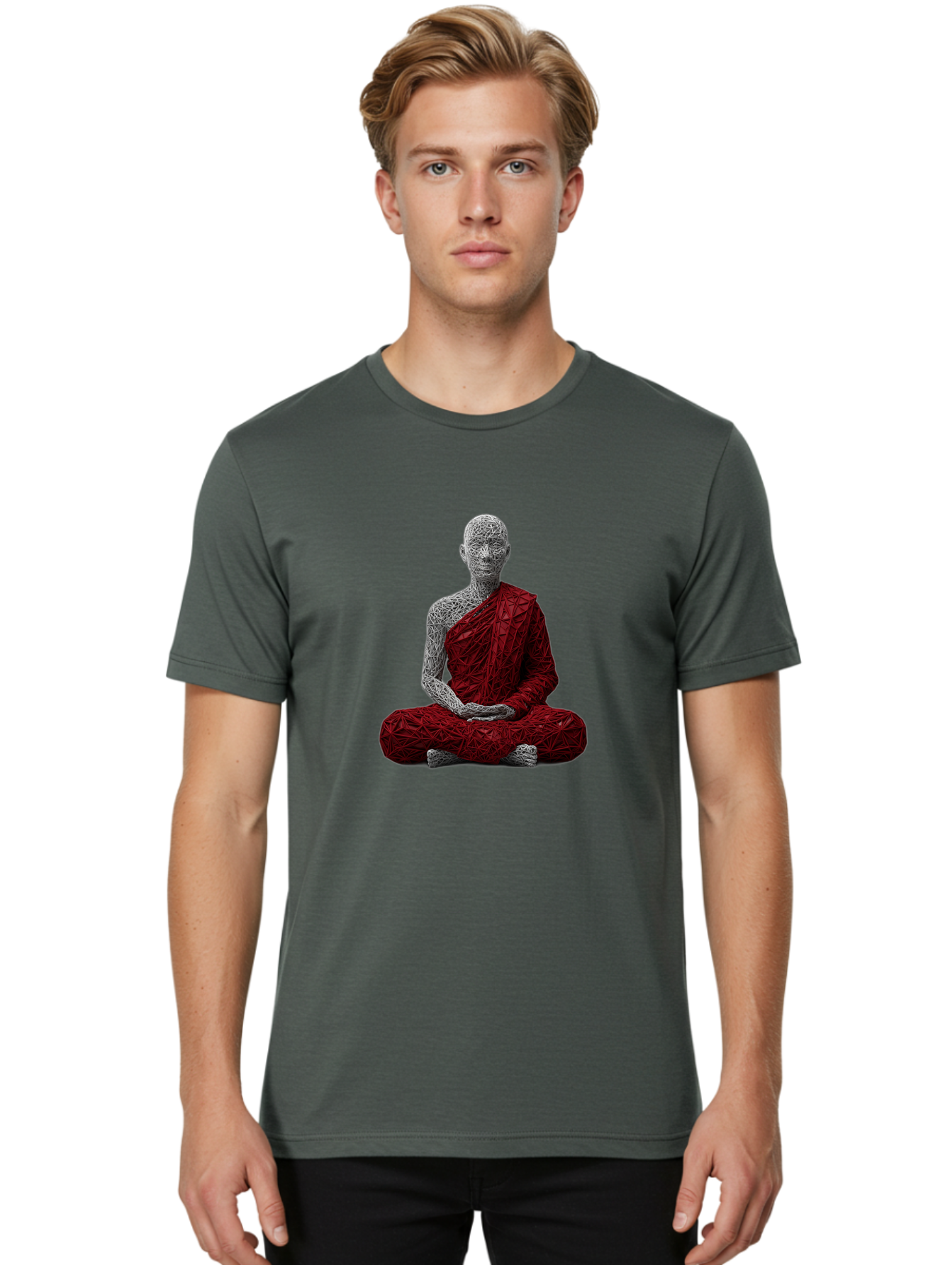 Buddhist-Monk-3 Men'S Graphic Tee, 100% Cotton, Comfortable Casual Summer Wear, Machine Washable, Vintage Camera, Old Camera, Antique Camera, Black Camera, Classic Photography, Photography Equipment, Nostalgic Device, Film Camera, Camera Art Bag226