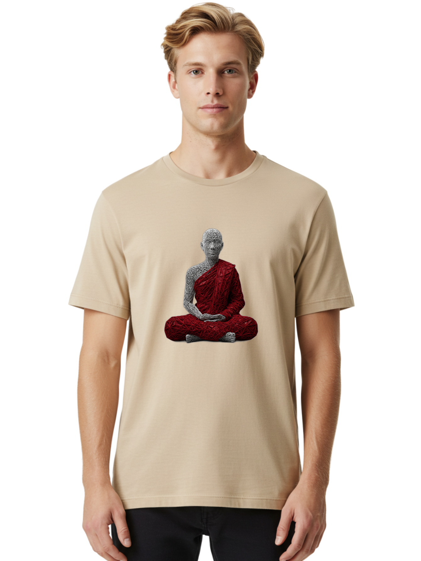 Buddhist-Monk-3 Men'S Graphic Tee, 100% Cotton, Comfortable Casual Summer Wear, Machine Washable, Vintage Camera, Old Camera, Antique Camera, Black Camera, Classic Photography, Photography Equipment, Nostalgic Device, Film Camera, Camera Art Bag226