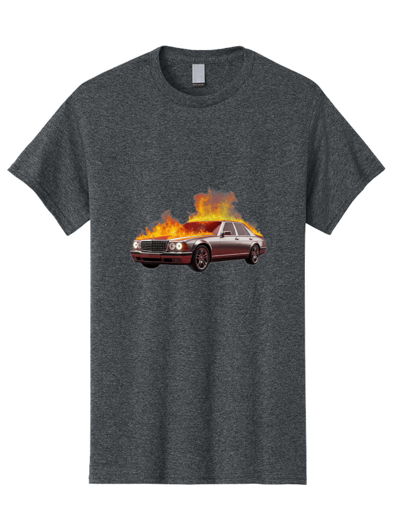 Burning-Mercedes Men'S Graphic Tee, 100% Cotton, Comfortable Casual Summer Wear, Machine Washable, Vintage Camera, Old Camera, Antique Camera, Black Camera, Classic Photography, Photography Equipment, Nostalgic Device, Film Camera, Camera Art Bag234