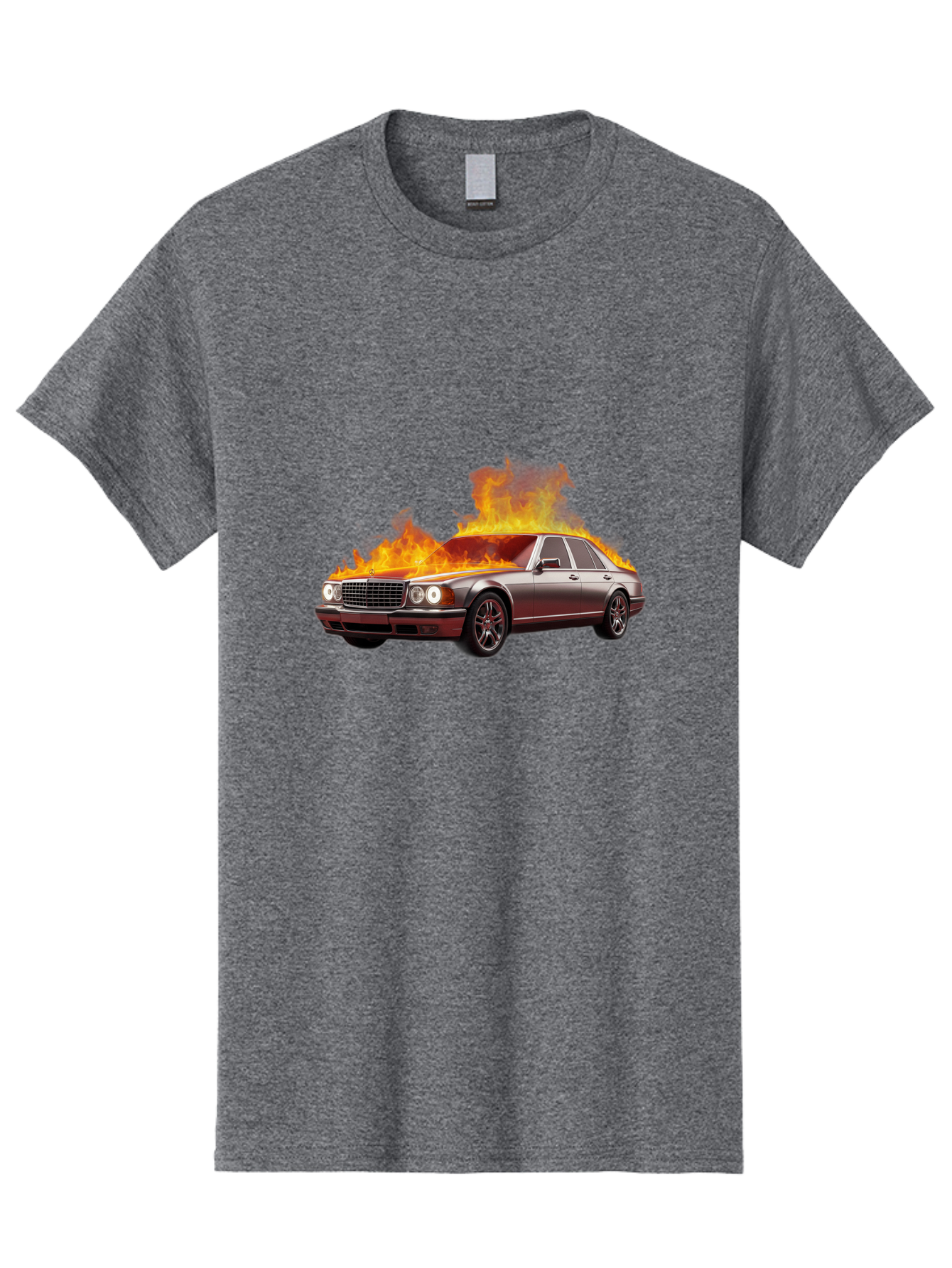 Burning-Mercedes Men'S Graphic Tee, 100% Cotton, Comfortable Casual Summer Wear, Machine Washable, Vintage Camera, Old Camera, Antique Camera, Black Camera, Classic Photography, Photography Equipment, Nostalgic Device, Film Camera, Camera Art Bag234