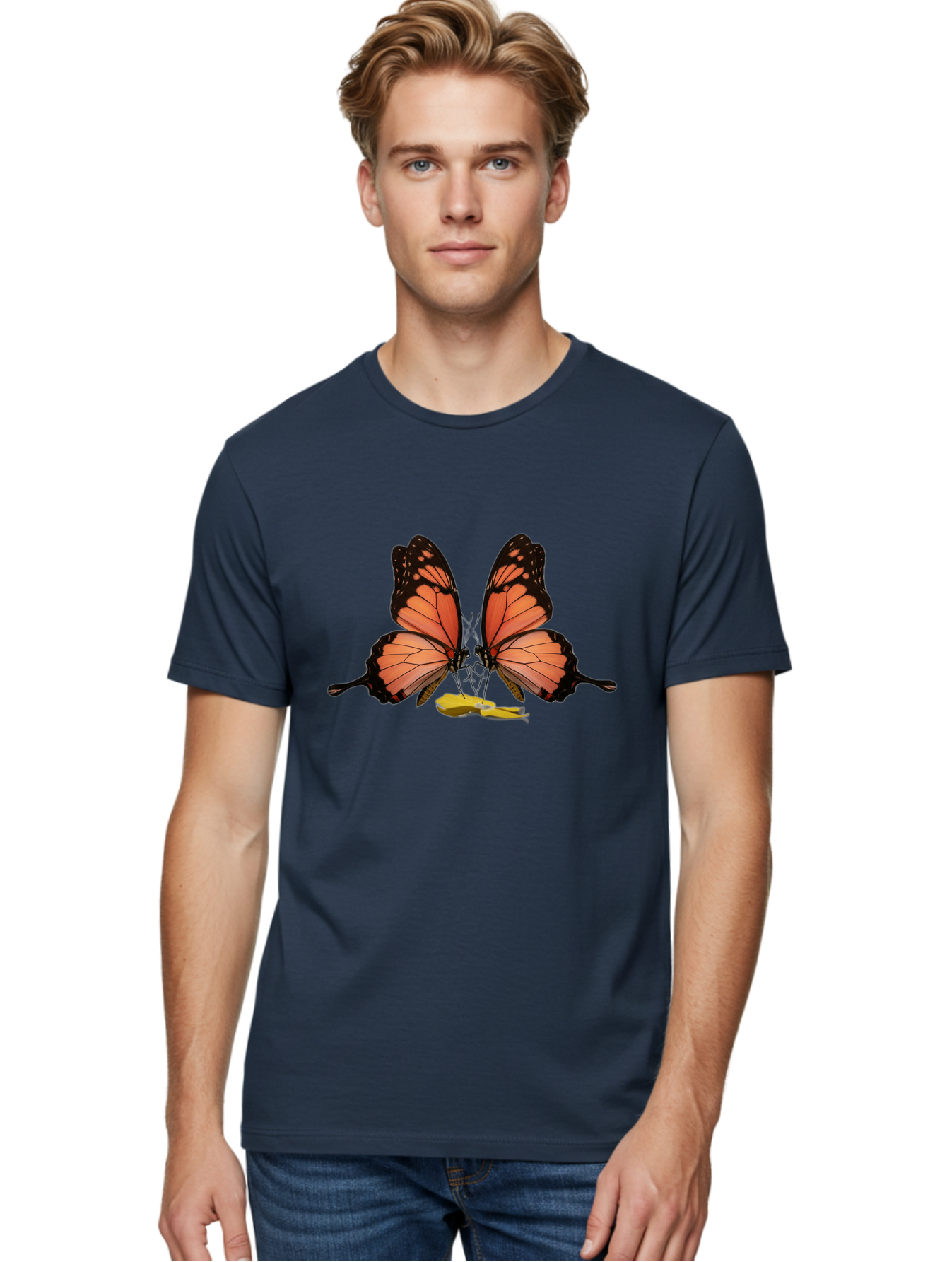 Butterfly-Pair Men'S Graphic Tee, 100% Cotton, Comfortable Casual Summer Wear, Machine Washable, Vintage Camera, Old Camera, Antique Camera, Black Camera, Classic Photography, Photography Equipment, Nostalgic Device, Film Camera, Camera Art Bag235