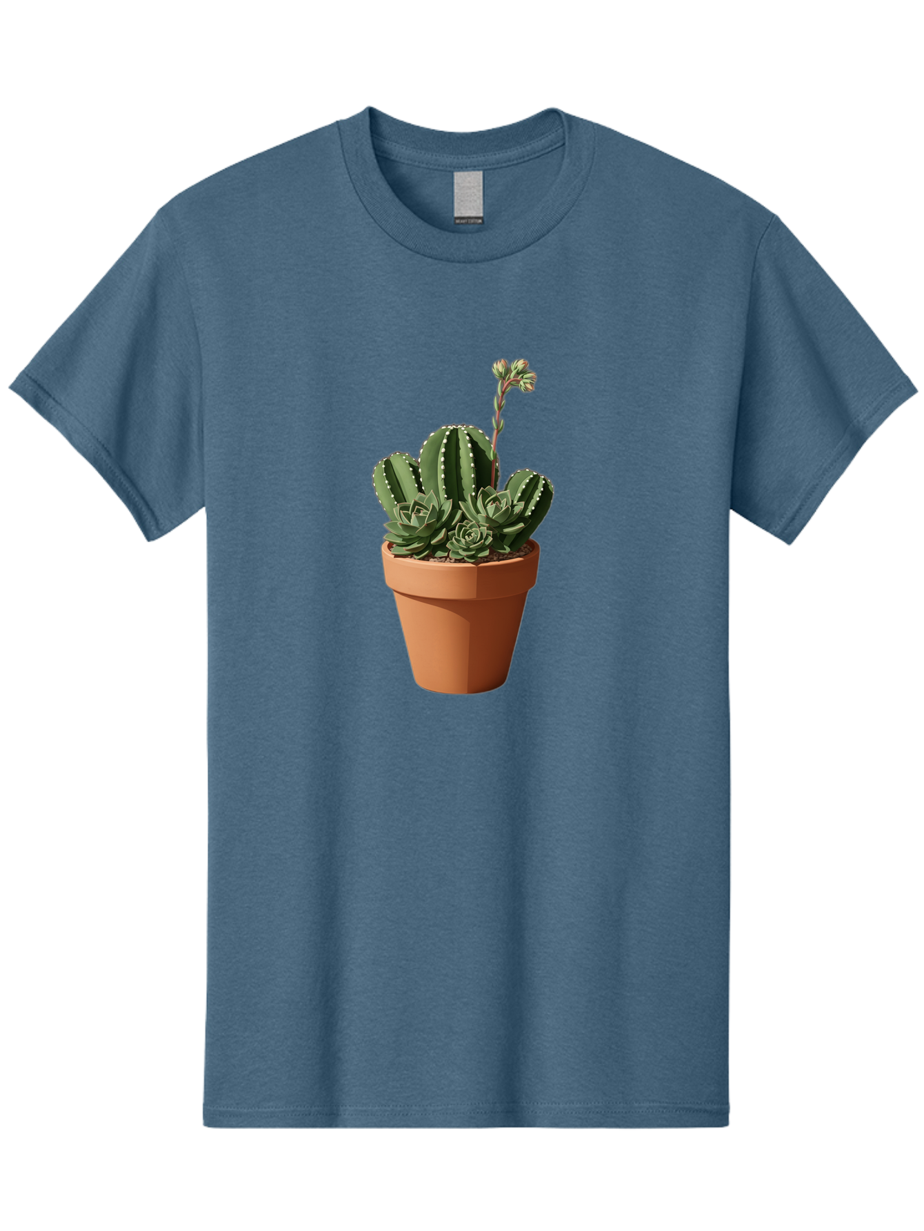 Cactus-In-Terracotta-Pot Men'S Graphic Tee, 100% Cotton, Comfortable Casual Summer Wear, Machine Washable, Vintage Camera, Old Camera, Antique Camera, Black Camera, Classic Photography, Photography Equipment, Nostalgic Device, Film Camera, Bag237