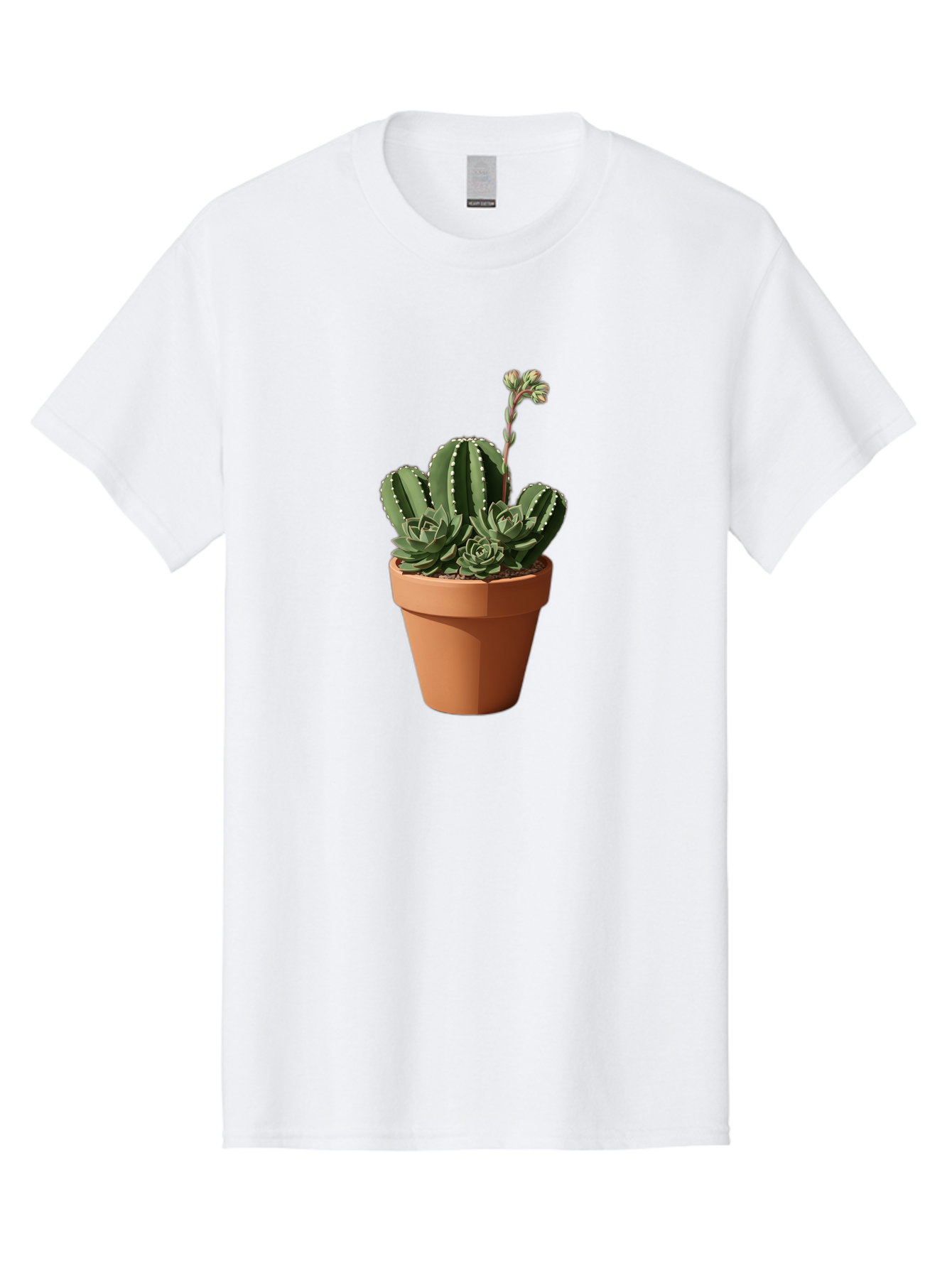 Cactus-In-Terracotta-Pot Men'S Graphic Tee, 100% Cotton, Comfortable Casual Summer Wear, Machine Washable, Vintage Camera, Old Camera, Antique Camera, Black Camera, Classic Photography, Photography Equipment, Nostalgic Device, Film Camera, Bag237