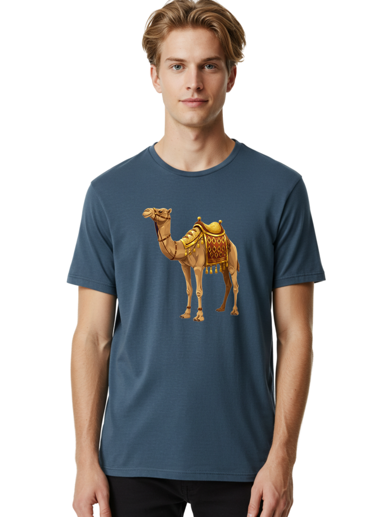 Camel-1 Men'S Graphic Tee, 100% Cotton, Comfortable Casual Summer Wear, Machine Washable, Vintage Camera, Old Camera, Antique Camera, Black Camera, Classic Photography, Photography Equipment, Nostalgic Device, Film Camera, Camera Art Bag239